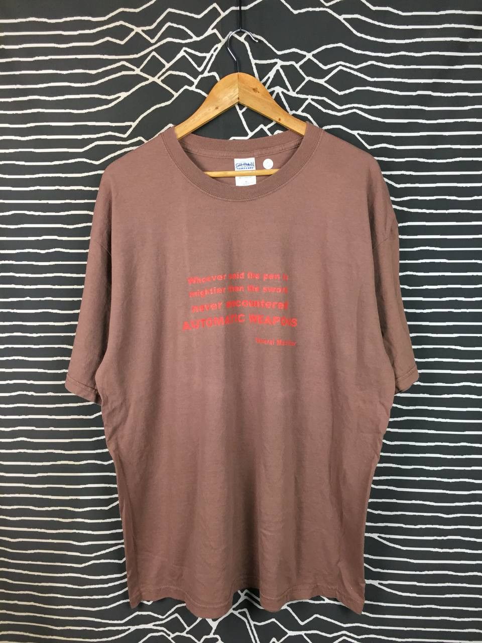 Vintage Vtg Y2K General MacArthur Military Statement Quote Tee Size US XL / EU 56 / 4 - 1 Thumbnail