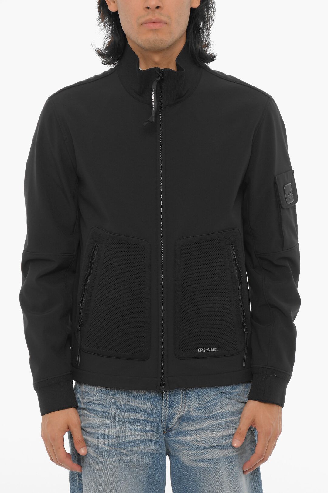 C.P. Company og1mm1024 Solid Color Jacket in Black Size US M / EU 48-50 / 2 - 1 Thumbnail