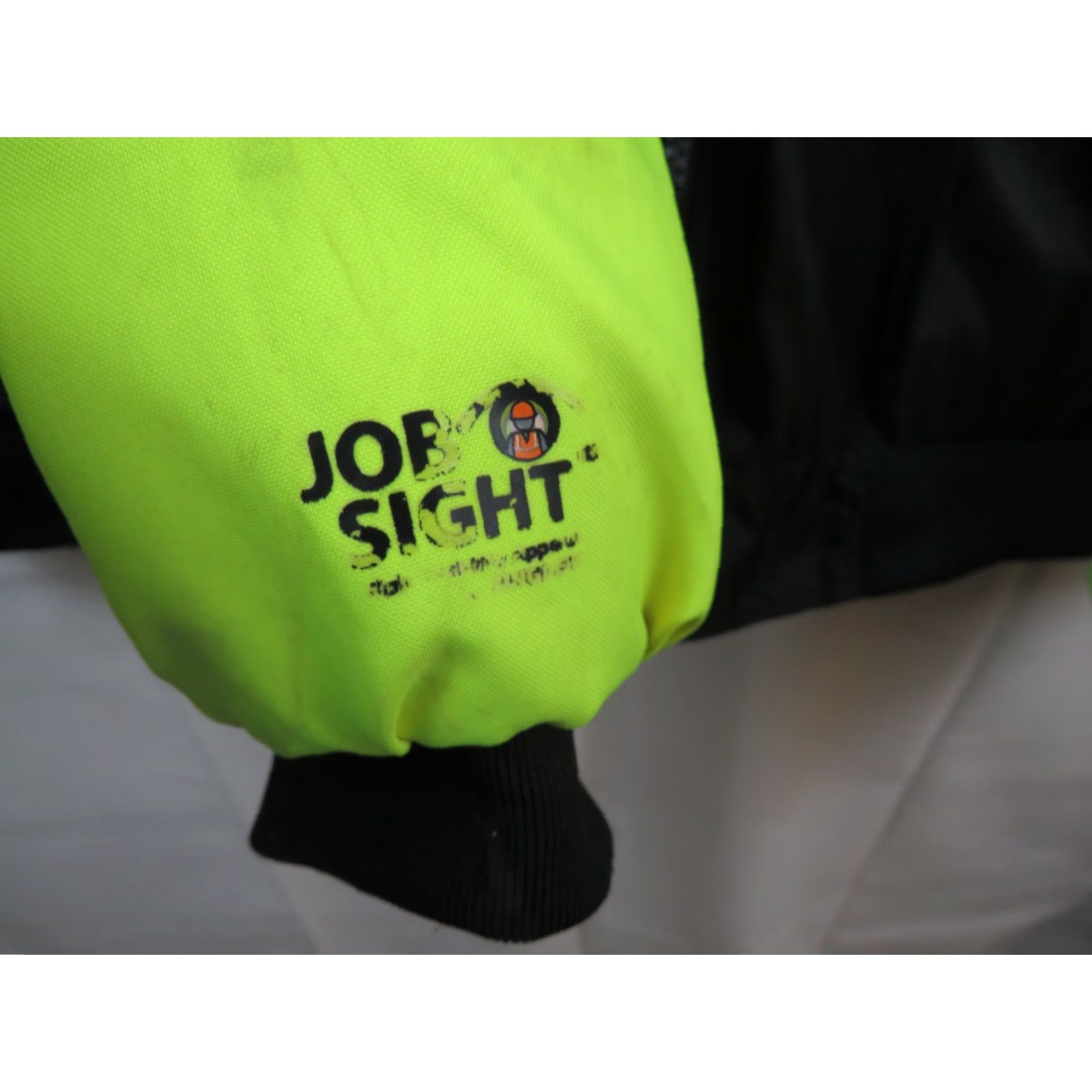 Vintage VINTAGE Reflective Bomber II Jacket 4XL Hi-Vis WaterProof ANSI Green Mens Flight Coat Size US XXL / EU 58 / 5 - 4 Thumbnail