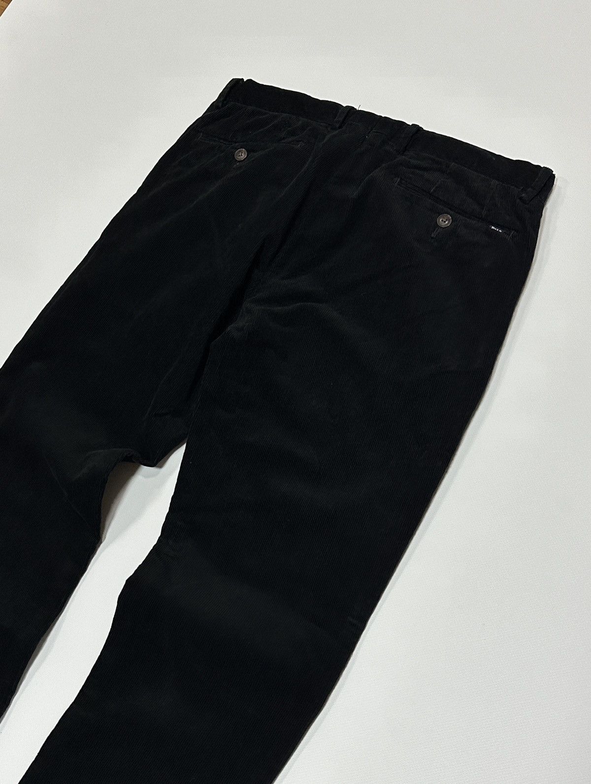Polo Ralph Lauren Ralph Lauren Stretch Slim Fit Corduroy Trousers Black Pants Size US 32 / EU 48 - 11 Thumbnail