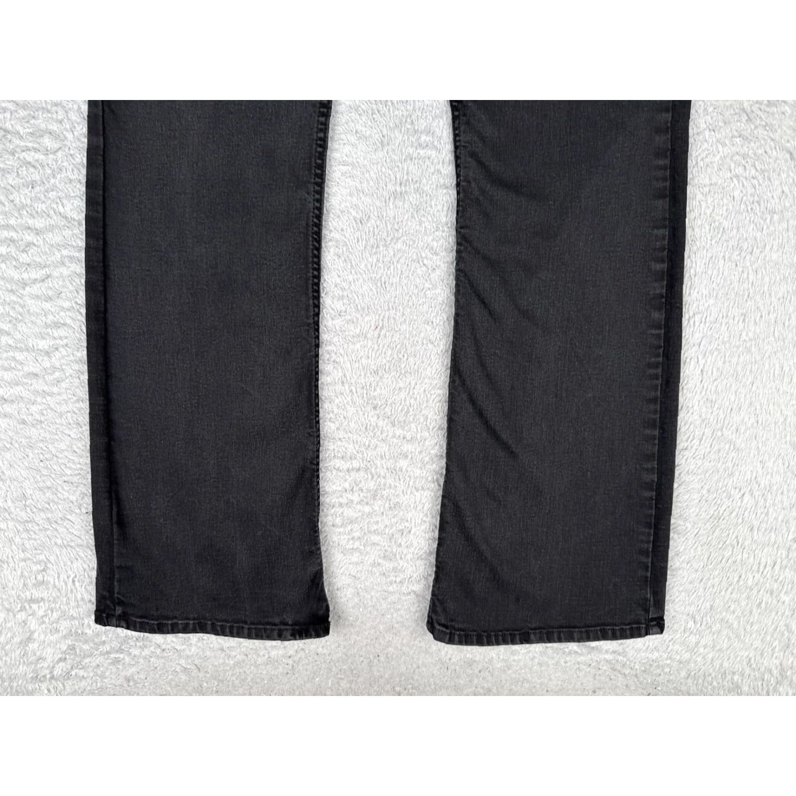 Lee Lee Bootcut Jeans Womens 16 Black Dark Wash Mid Rise Stretch Denim Cotton 34x31 Size 38" / US 16 / IT 52 - 2 Thumbnail
