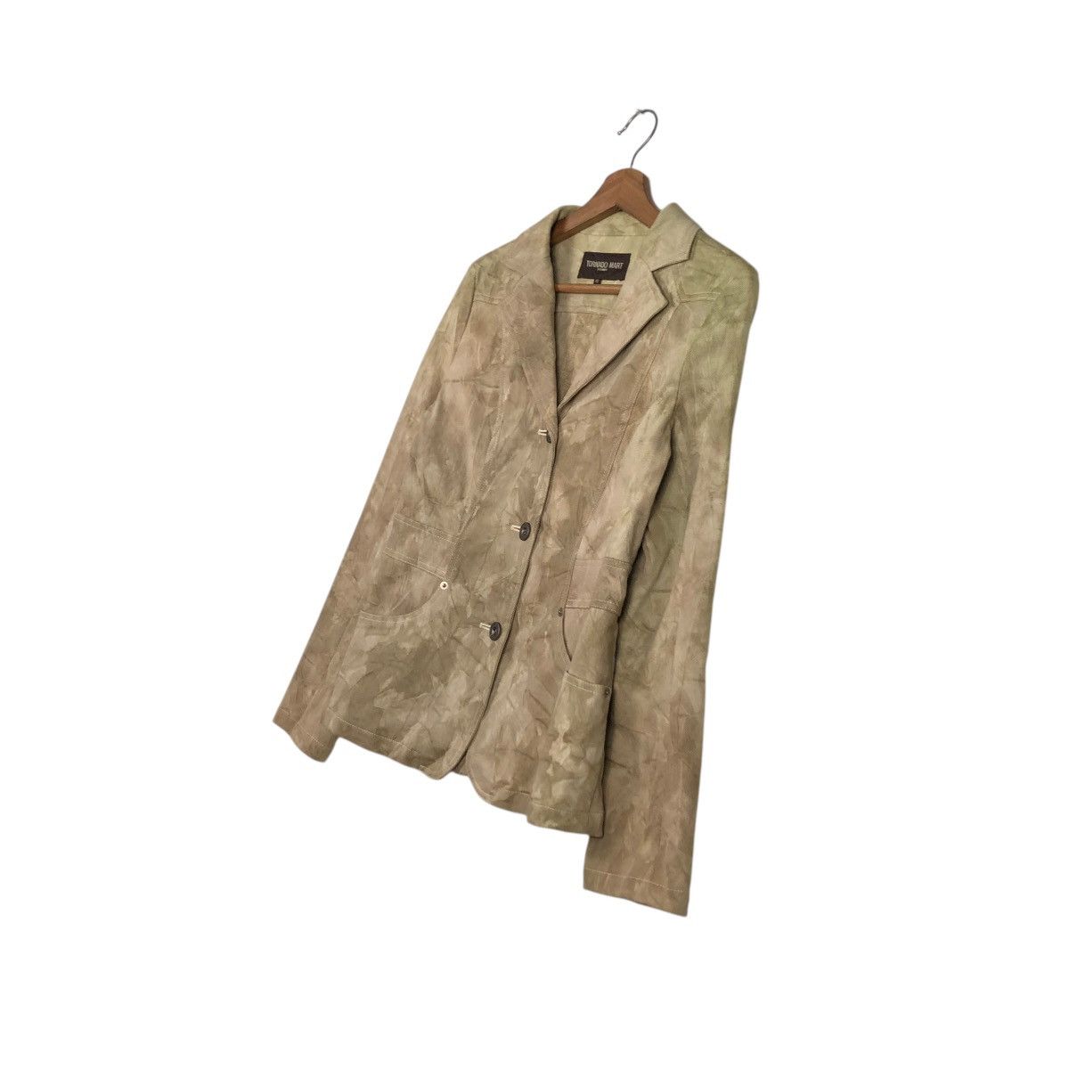 Hysteric Glamour 🔥VINTAGE BIKER JACKET ACID WASH DESIGN TORNADO MART Size M / US 6-8 / IT 42-44 - 4 Thumbnail