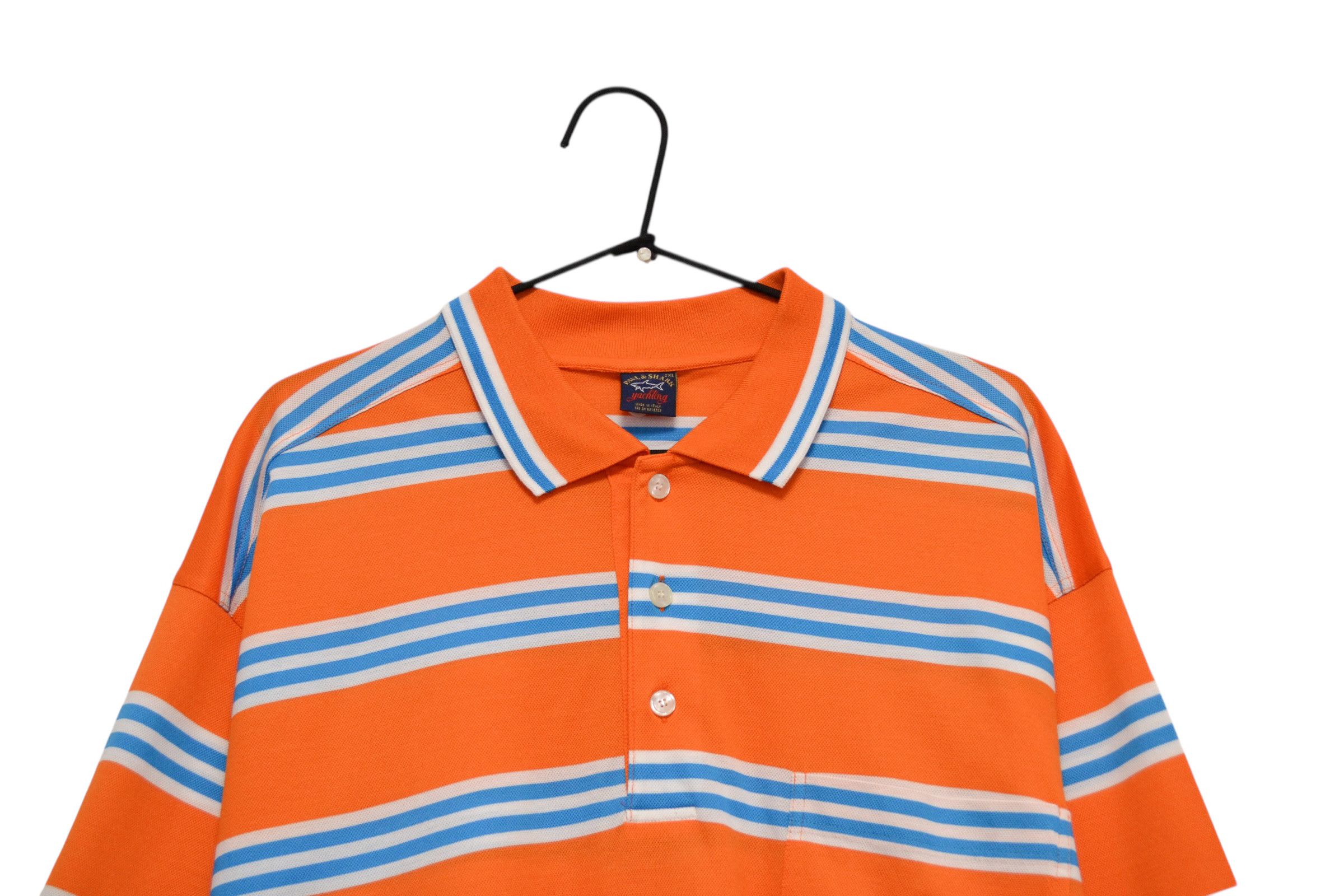 Paul & Shark Paul&Shark Men’s Striped Multicolor Polo Shirt Size US XXL / EU 58 / 5 - 1 Thumbnail
