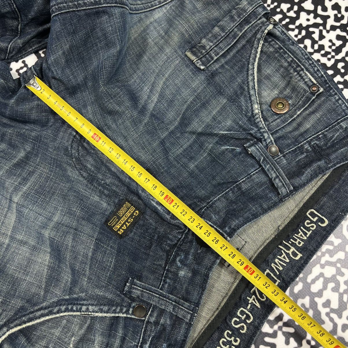 G-Star Vintage Y2K G Star Raw Japanese Style Denim Distressed Jeans Size US 30 / EU 46 - 19 Thumbnail