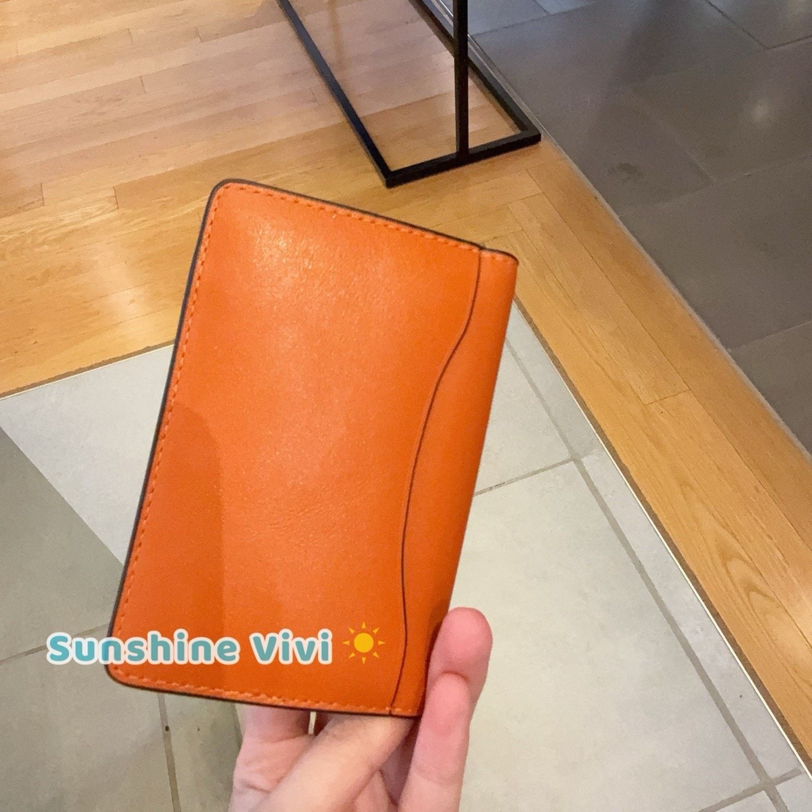 Coach NWT Coach CJ728 Id License Credit Card Wallet Leather Orange Size ONE SIZE - 3 Thumbnail