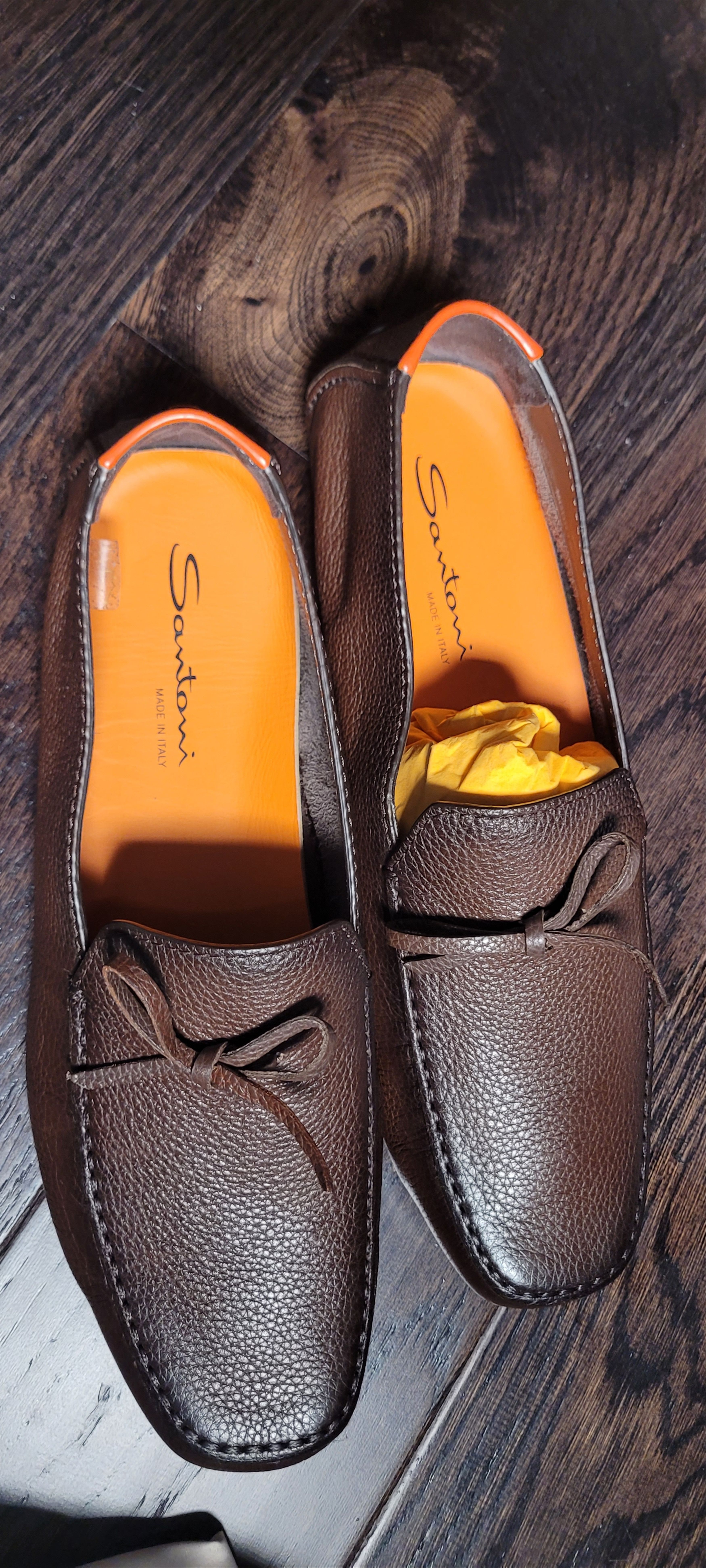 Santoni Santoni brown loafers NWT size 12 *rare* Size US 12 / EU 45 - 1 Thumbnail