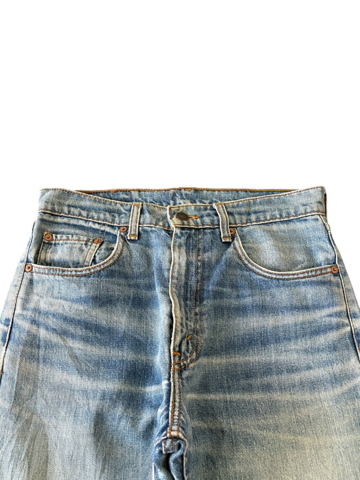 Levi's Vintage 90s Levis 509 Mud Wash Distressed Loose Jeans Size US 30 / EU 46 - 4 Thumbnail