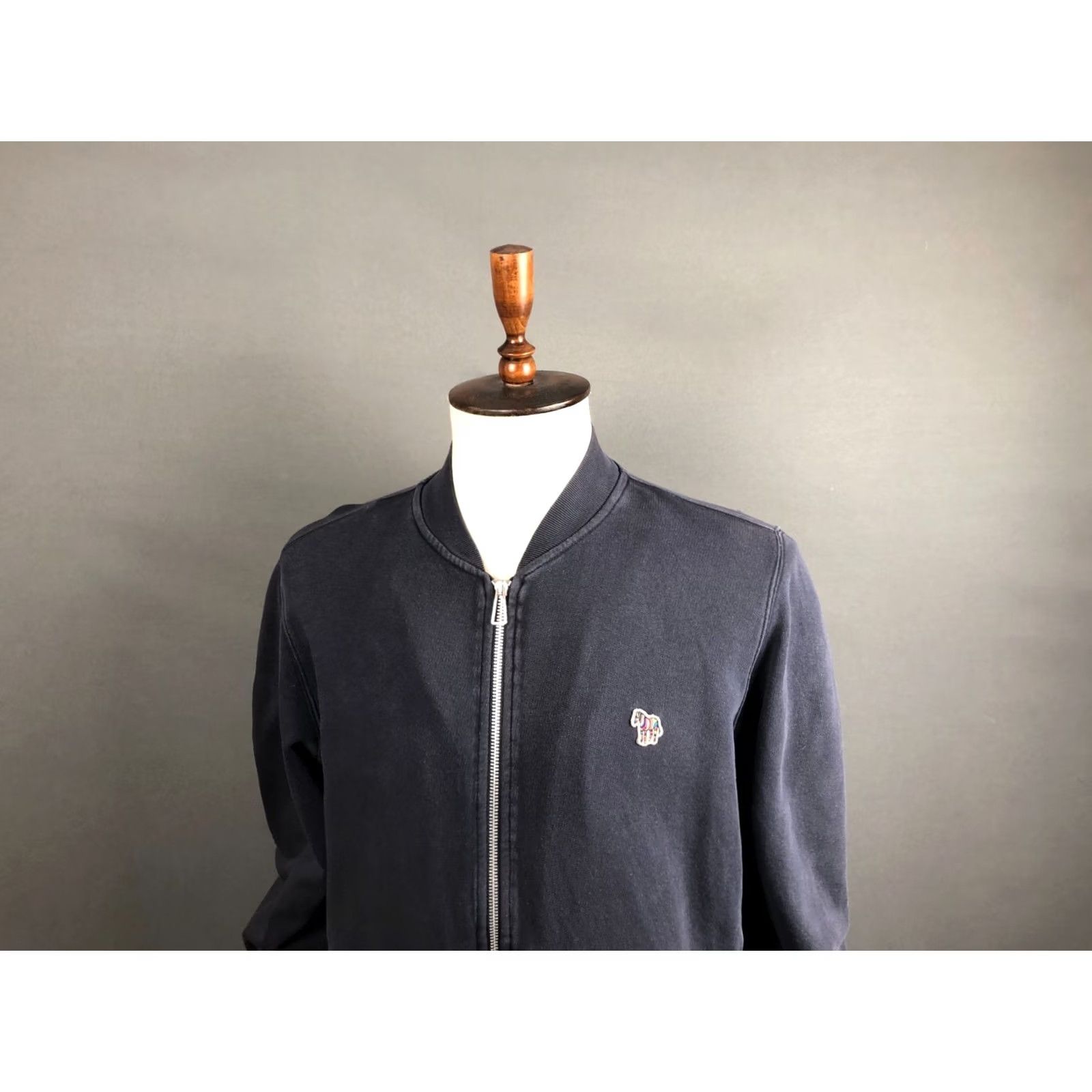 Paul Smith Paul Smith Men's Track Jacket Size L Zip Cotton Dark Blue Size US L / EU 52-54 / 3 - 5 Thumbnail