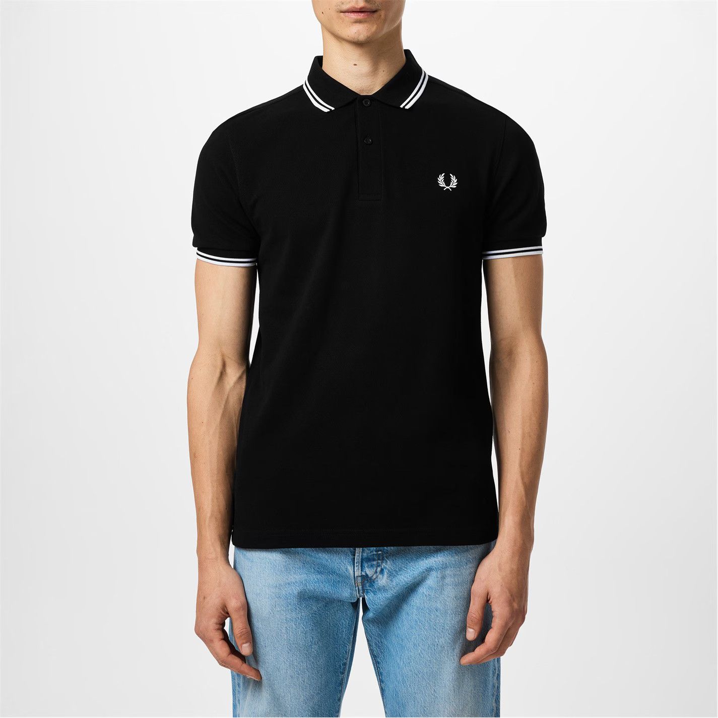 Comme des Garcons SHIRT o1g2r1mq0426 Fred Perry Strong Will Polo Shirt in Black Size US S / EU 44-46 / 1 - 2 Thumbnail