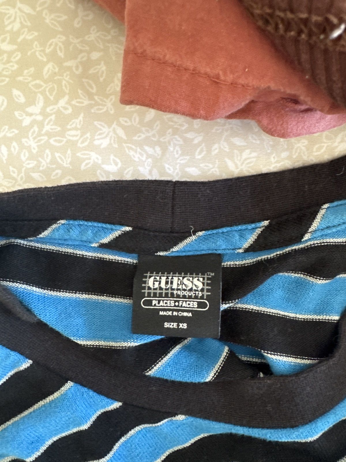 Guess × Places + Faces Guess jeans places + faces 3m striped reflective tee Size US XS / EU 42 / 0 - 3 Thumbnail