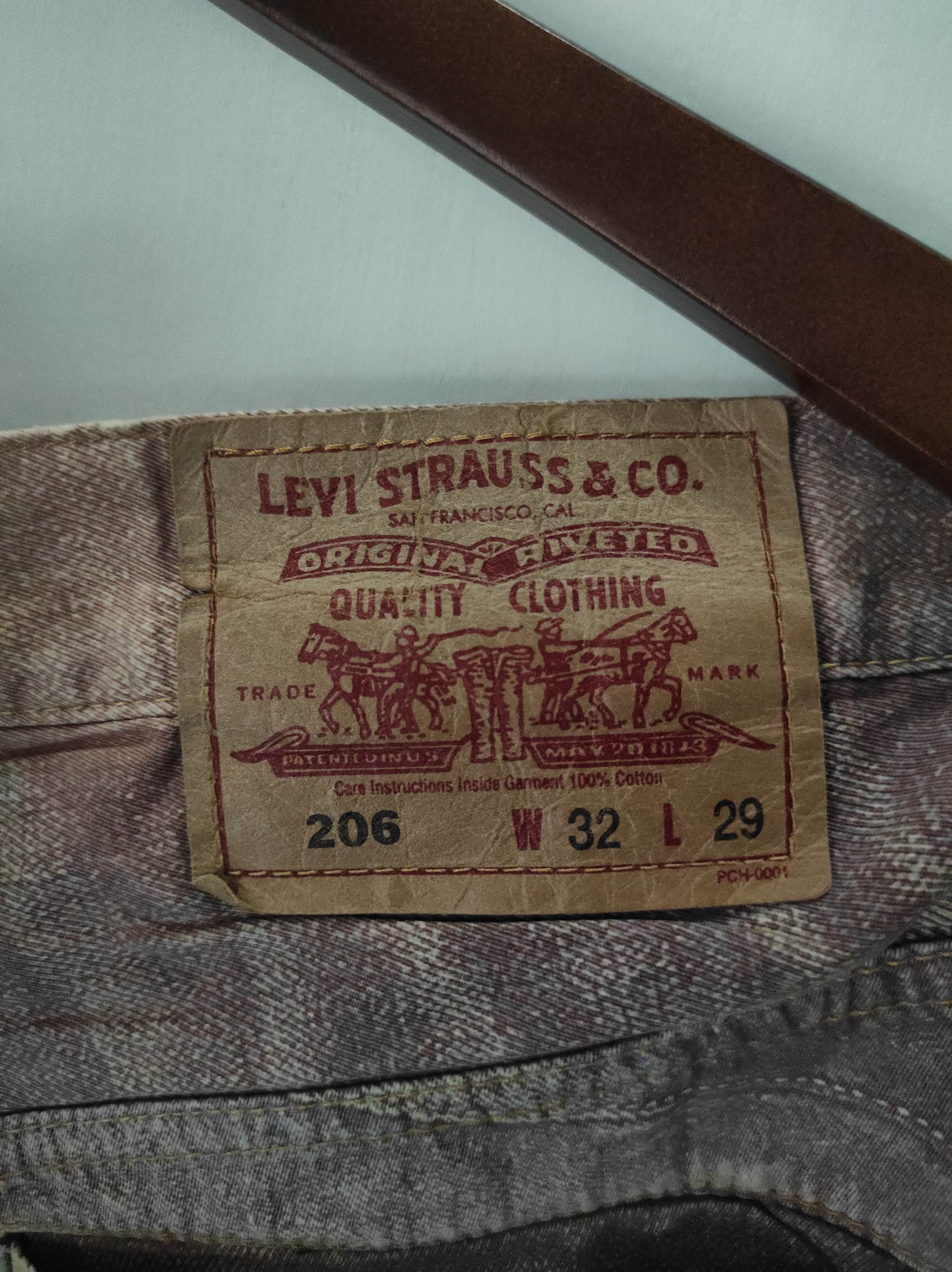 Comme des Garcons RARE Levis 206 x Comme Des Garcons Printed Jeans Pants Size US 30 / EU 46 - 17 Thumbnail