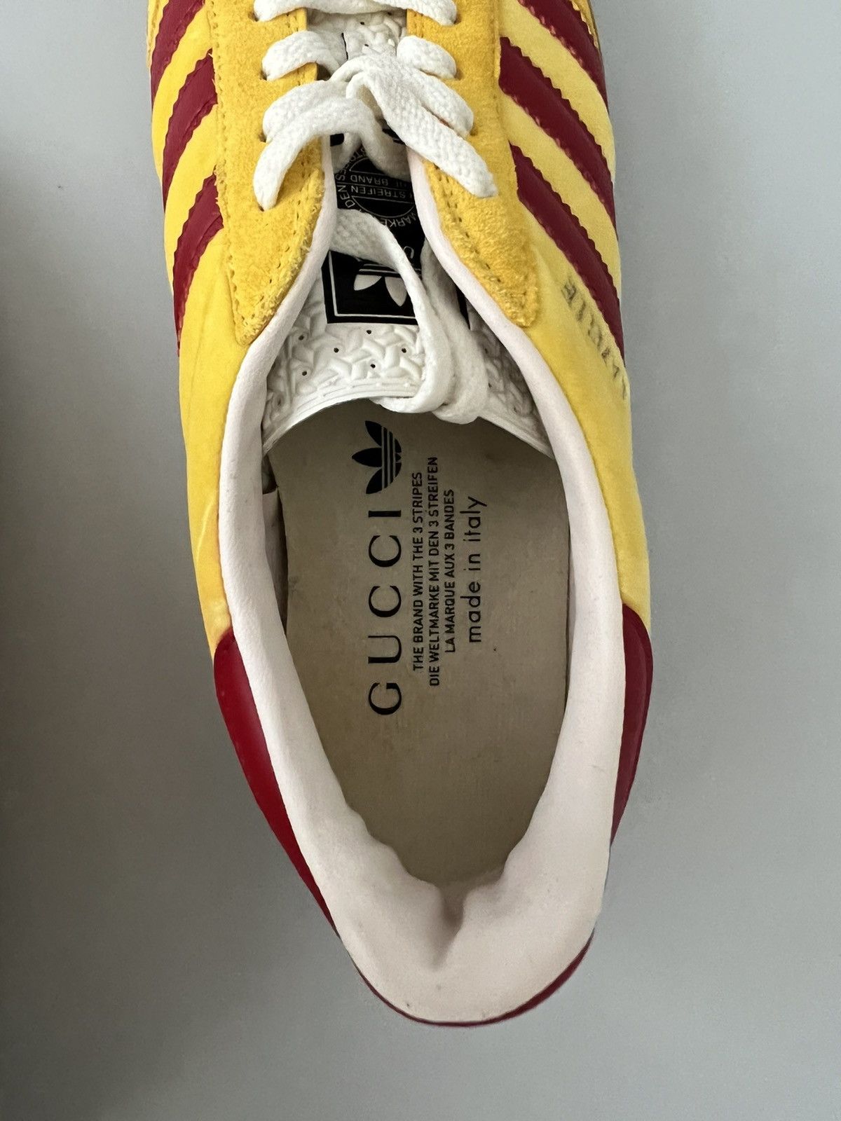 Adidas x Gucci Gazelle Yellow
