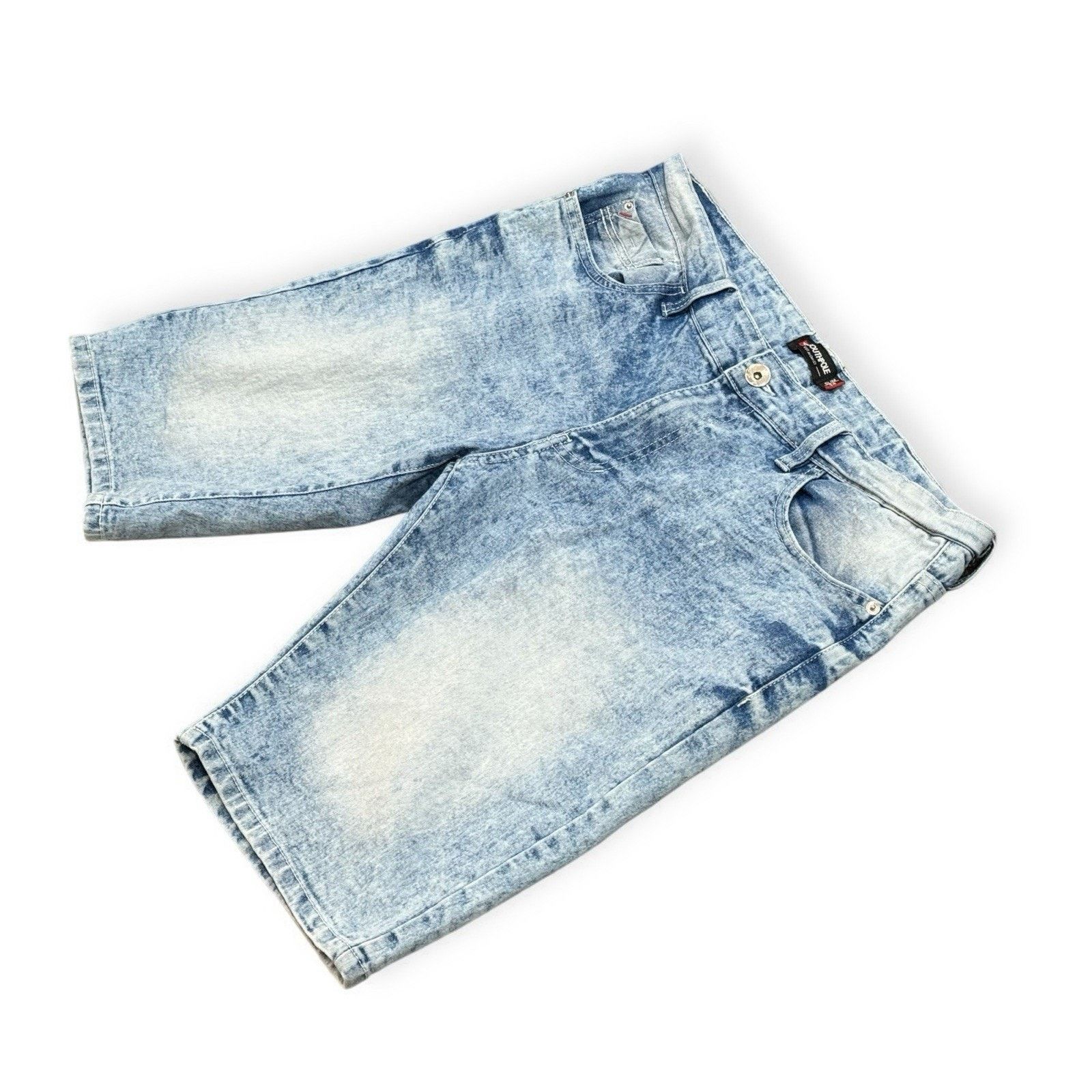 Southpole Vtg Southpole Jean Shorts Mens 34 Slim Blue Denim shorts Y2K Size US 34 / EU 50 - 2 Thumbnail