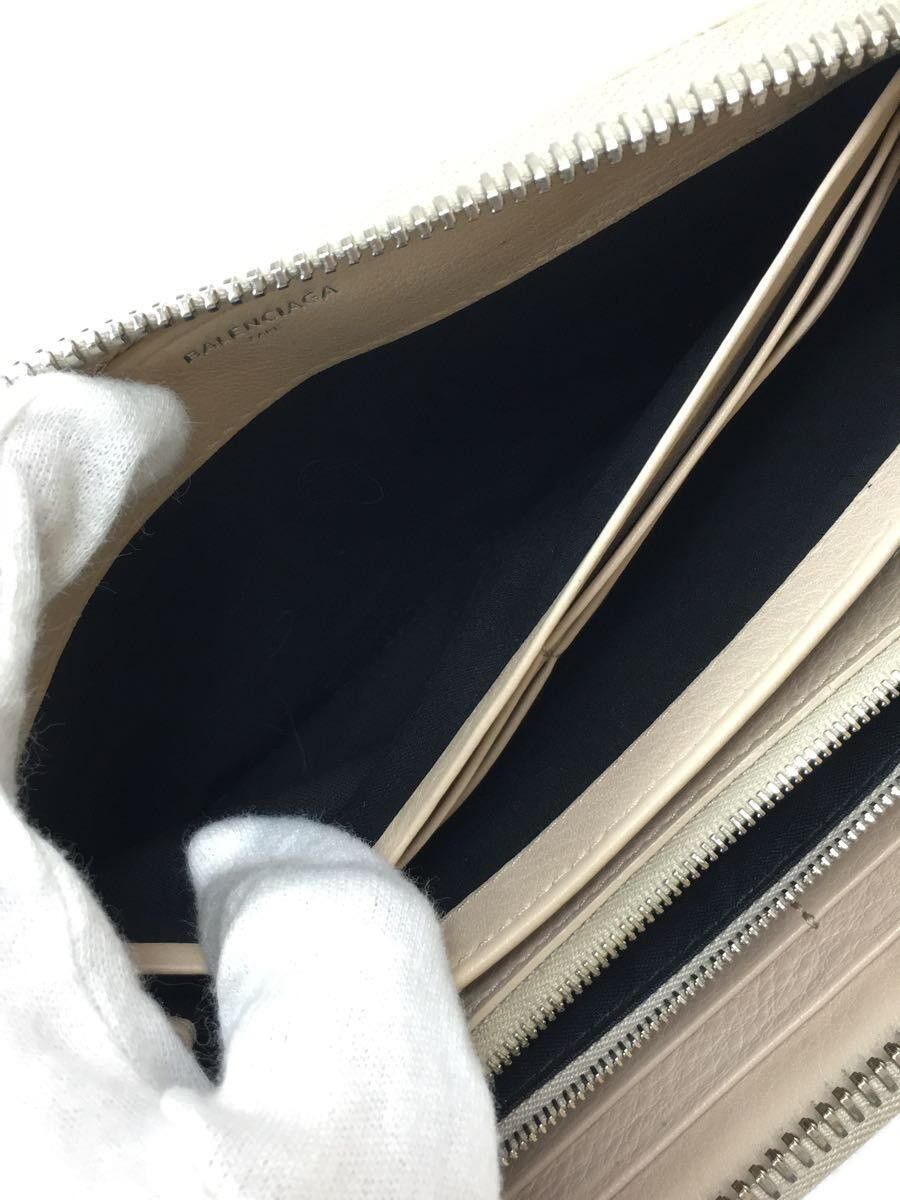 Balenciaga Balenciaga Leather Long Wallet Cream Size ONE SIZE - 6 Thumbnail