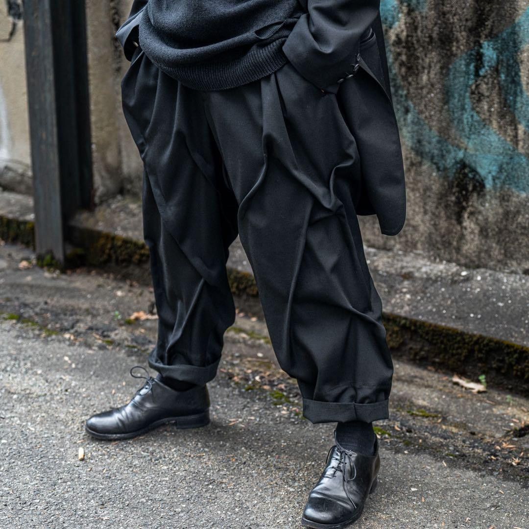 Yohji Yamamoto Yohji Yamamoto 23ss random tuck pants | Grailed