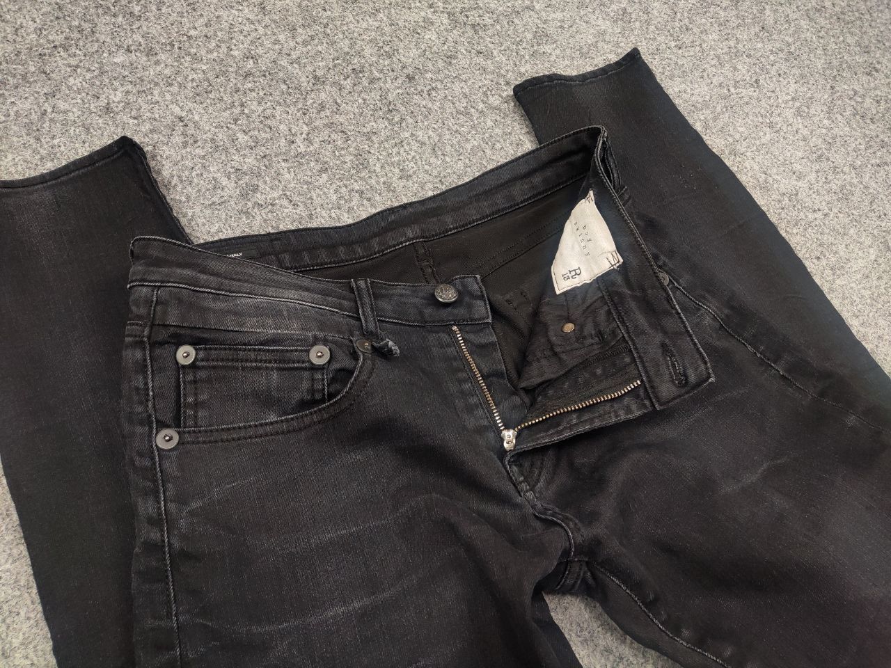 R13 R13 Design Boy Skinny Howell Light Faded Denim Jeans Size 27" / US 4 / IT 40 - 4 Thumbnail