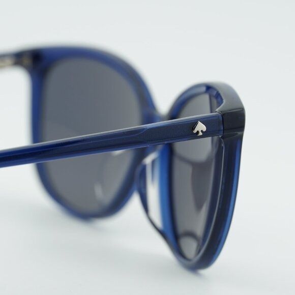 Kate Spade Kate Spade ALINA/F/S 0PJP IR Sunglasses Blue Cat Eye Frame Size ONE SIZE - 8 Thumbnail