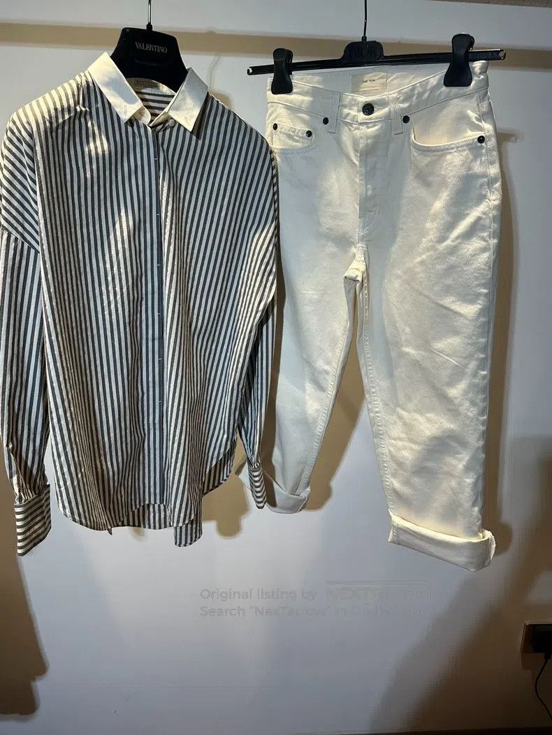 The Row The Row Black striped shirt Size M / US 6-8 / IT 42-44 - 1 Thumbnail