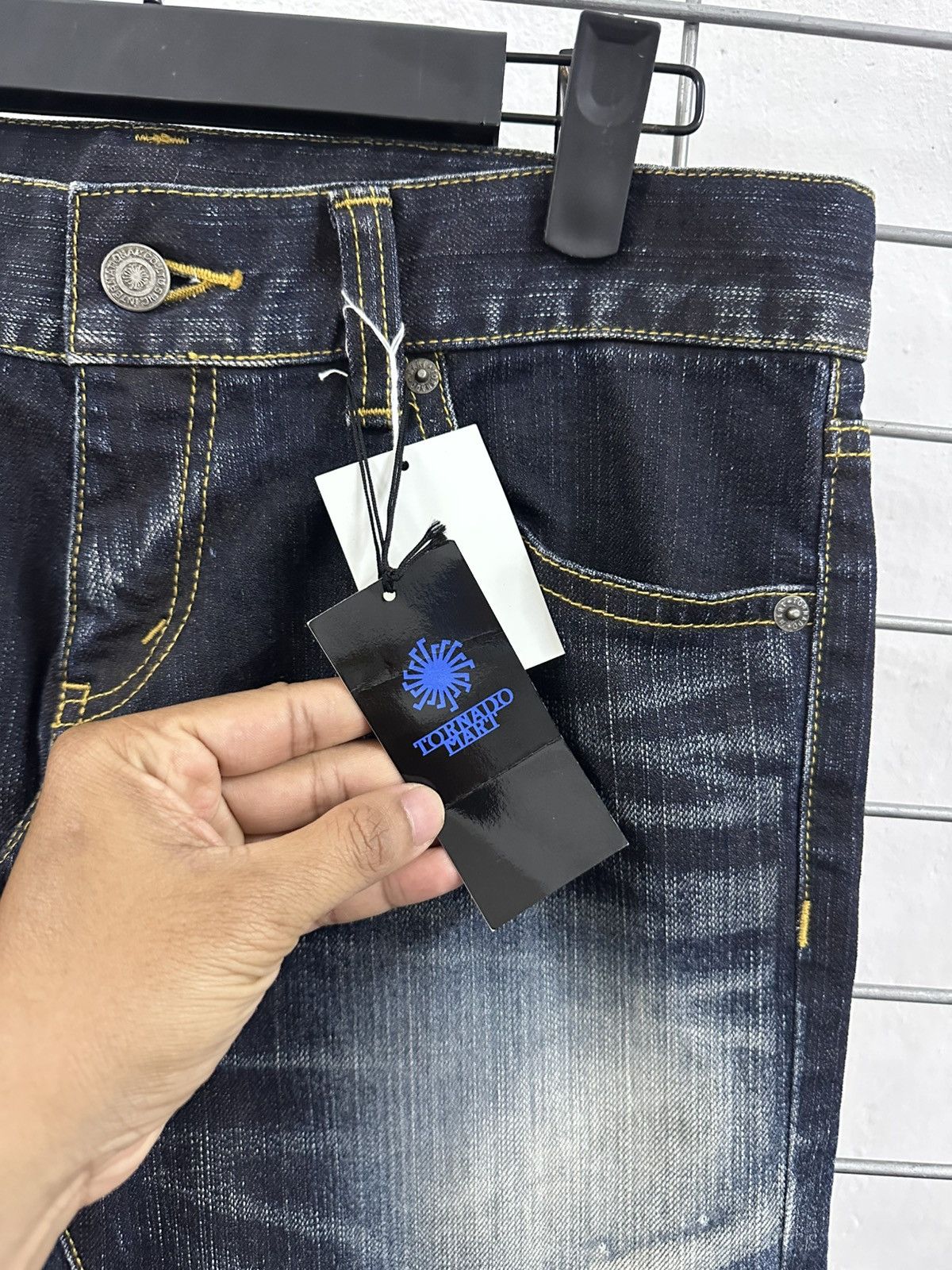 Tornado Mart Rare And Beautiful Tornado Mart by Issey Miyake Flared Jeans Size 30" / US 8 / IT 44 - 6 Thumbnail