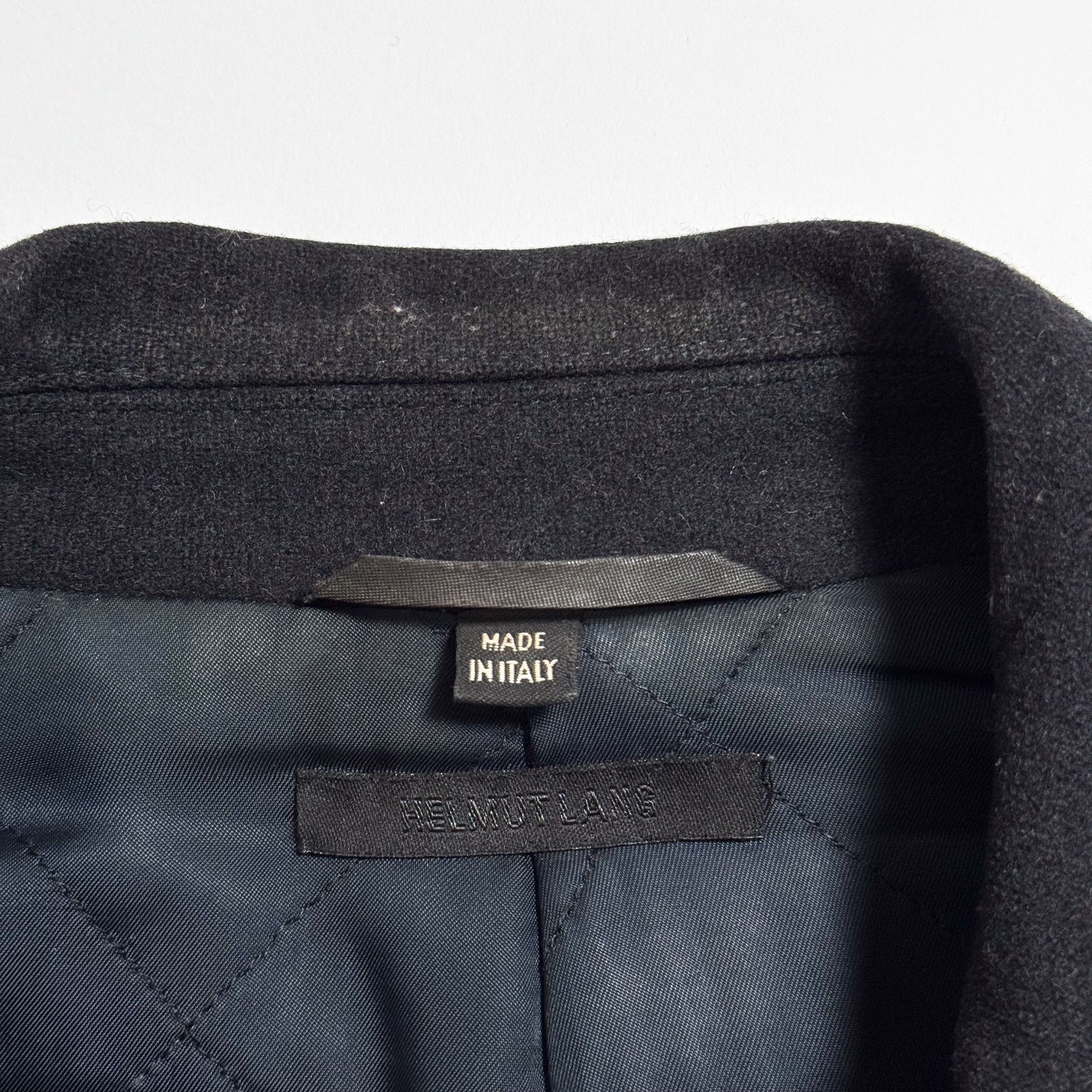 Helmut Lang HELUT LANG PEA COAT 48 BLACK Size US M / EU 48-50 / 2 - 3 Thumbnail