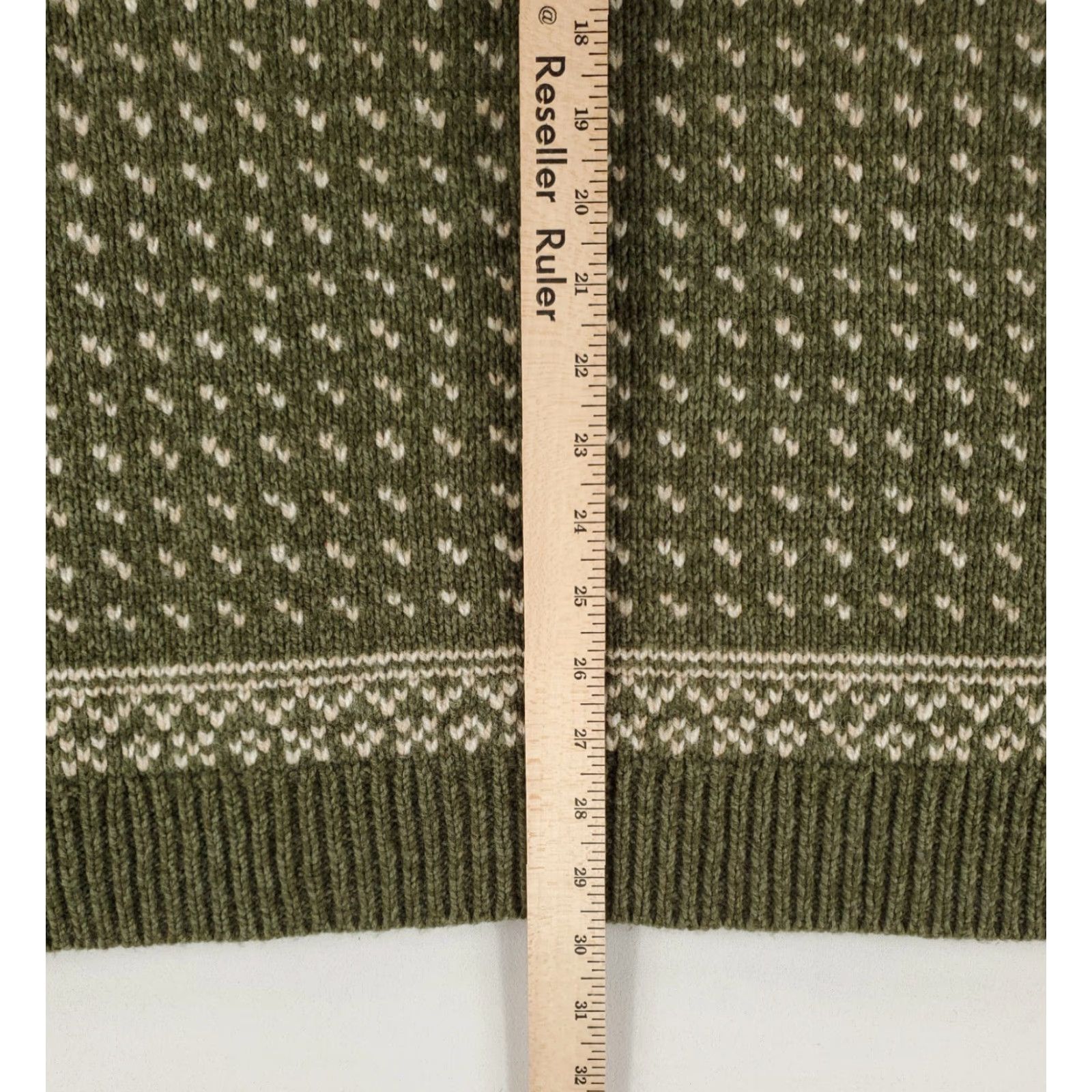 Vintage VINTAGE? LL Bean Sweater Nordic Lambs Wool Reindeer Green Crew Neck Mens XXL Tall NWT Size US XXL / EU 58 / 5 - 7 Thumbnail