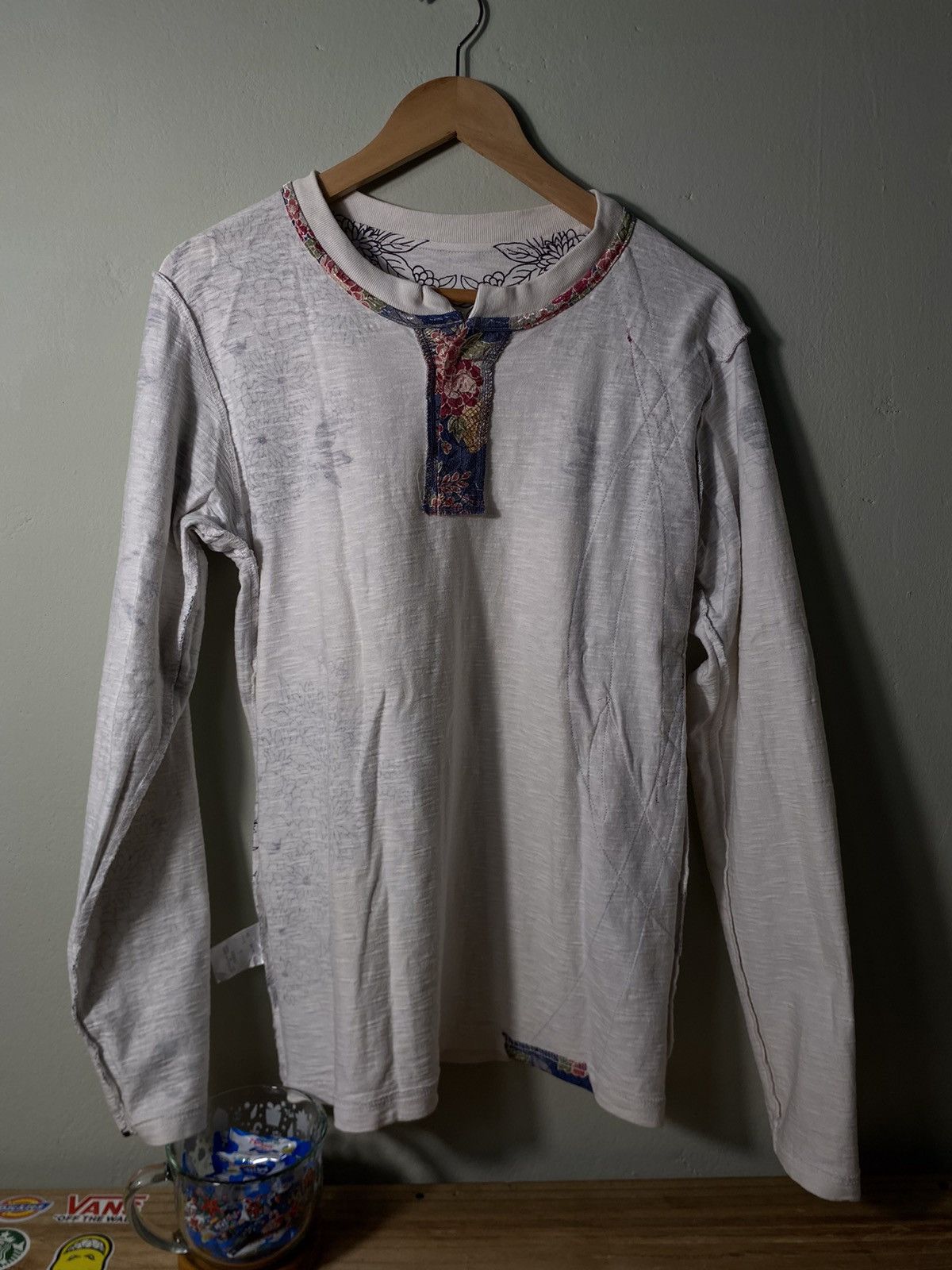 Japanese Brand Japanese Long Sleeve Sukajan Skull Flower Size US M / EU 48-50 / 2 - 16 Thumbnail