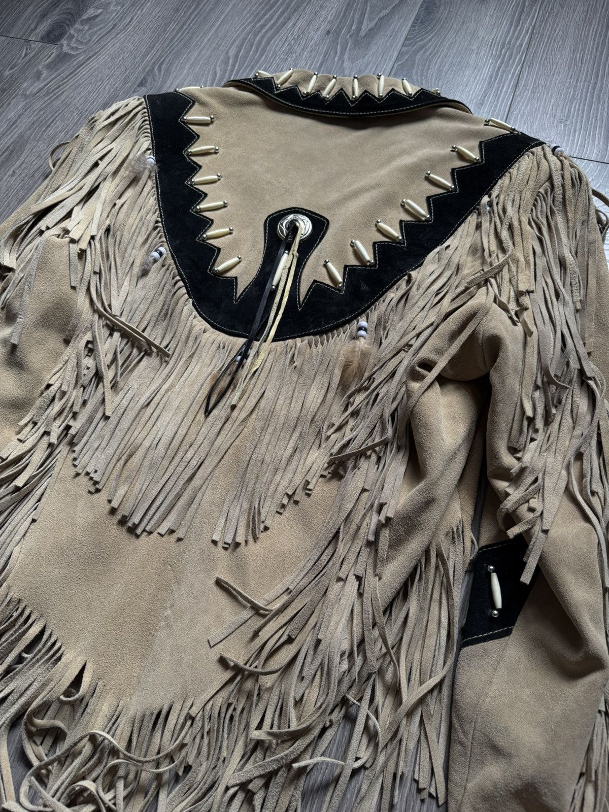 MDK Real Leather Mens Suede Fringe Cowboy western jacket L Size US L / EU 52-54 / 3 - 13 Thumbnail