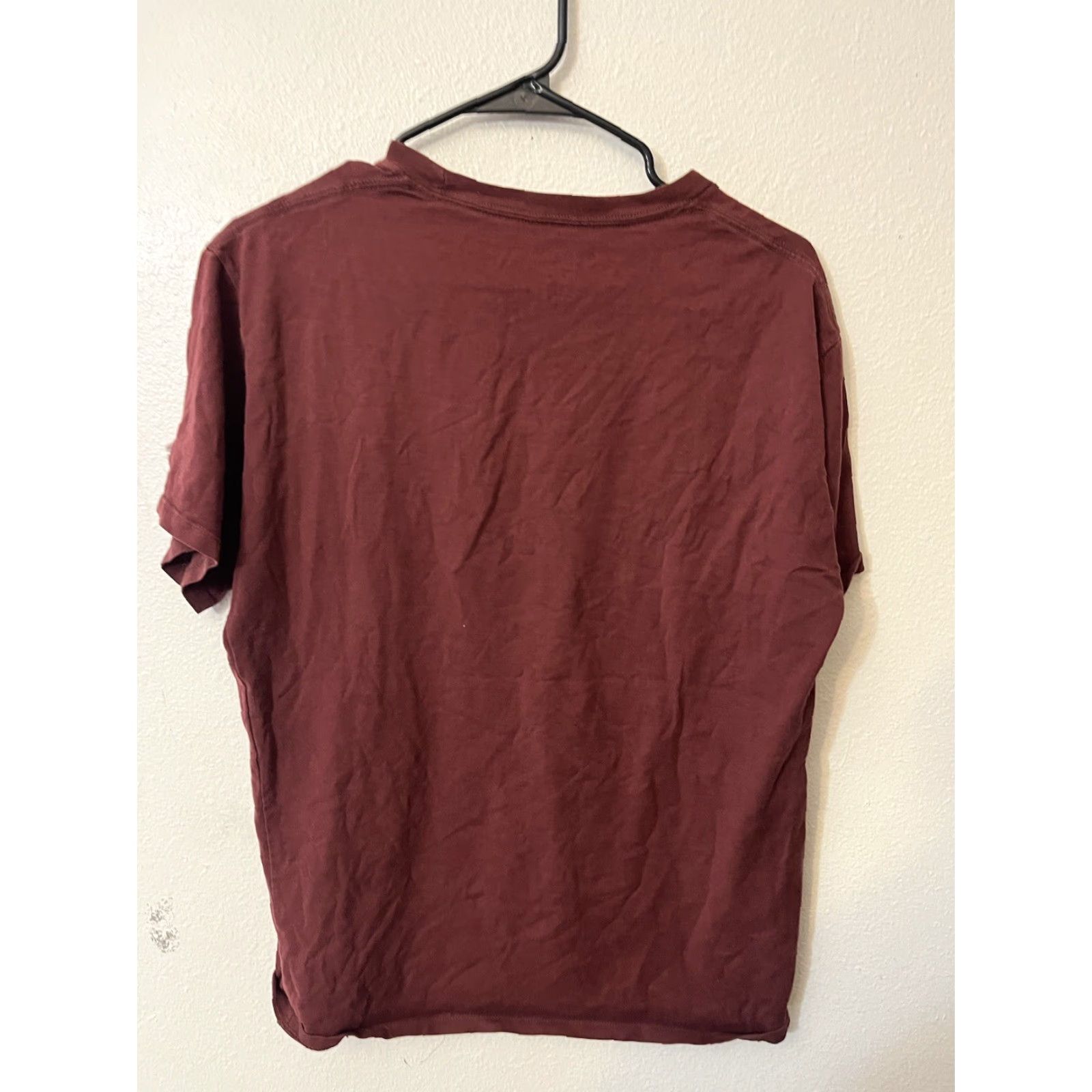 Champion VINTAGE Champion T-shirt Men M Maroon Logo Crew Neck Short Sleeve Tee 90s Mens Size US M / EU 48-50 / 2 - 2 Thumbnail