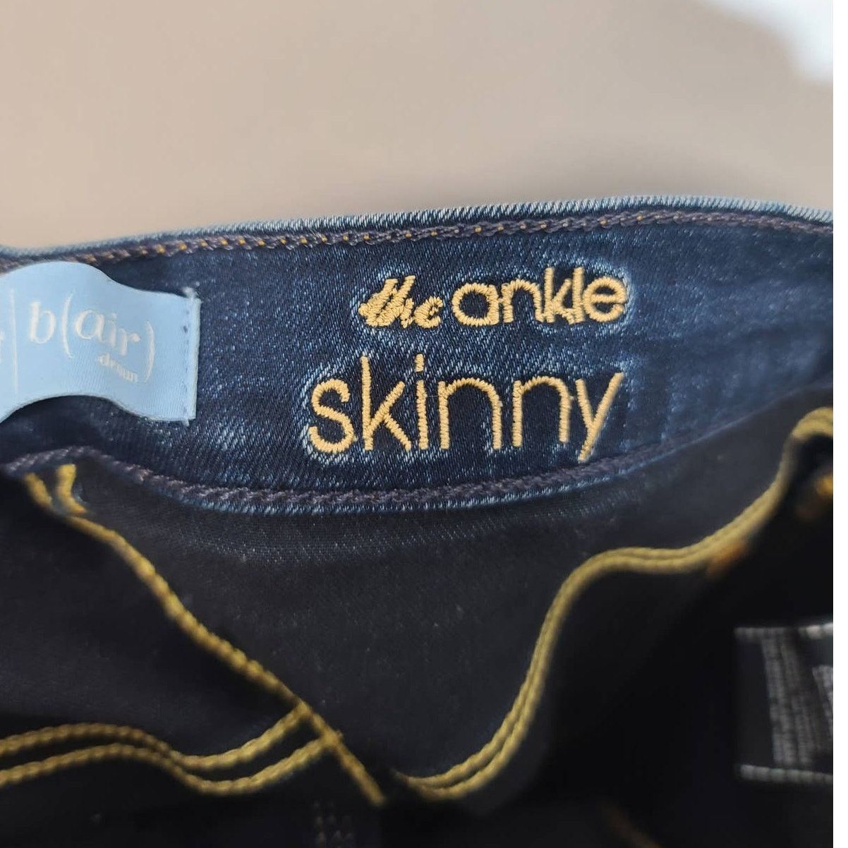 7 For All Mankind 7 For All Mankind b(air) Denim The Ankle Skinny Size 26 Size 26" / US 2 / IT 38 - 4 Thumbnail