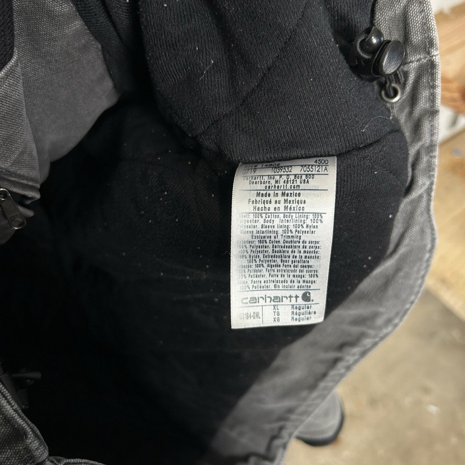 Carhartt Carhartt Canvas Quilted Tractor Jacket “Gravel/Grey” 103194 Size US XL / EU 56 / 4 - 15 Thumbnail