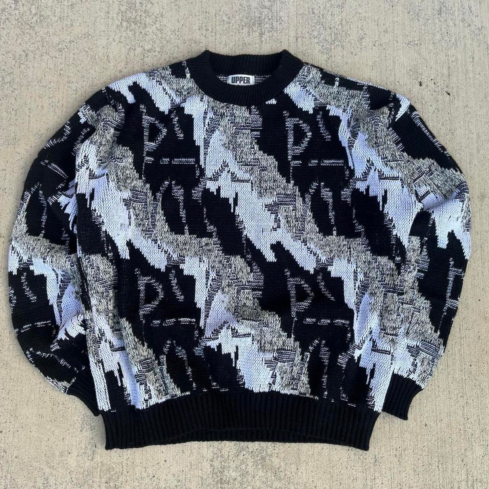 Other Static Waves Artistic Retro TV Pullover Knitwear Sweater Size US L / EU 52-54 / 3 - 1 Thumbnail