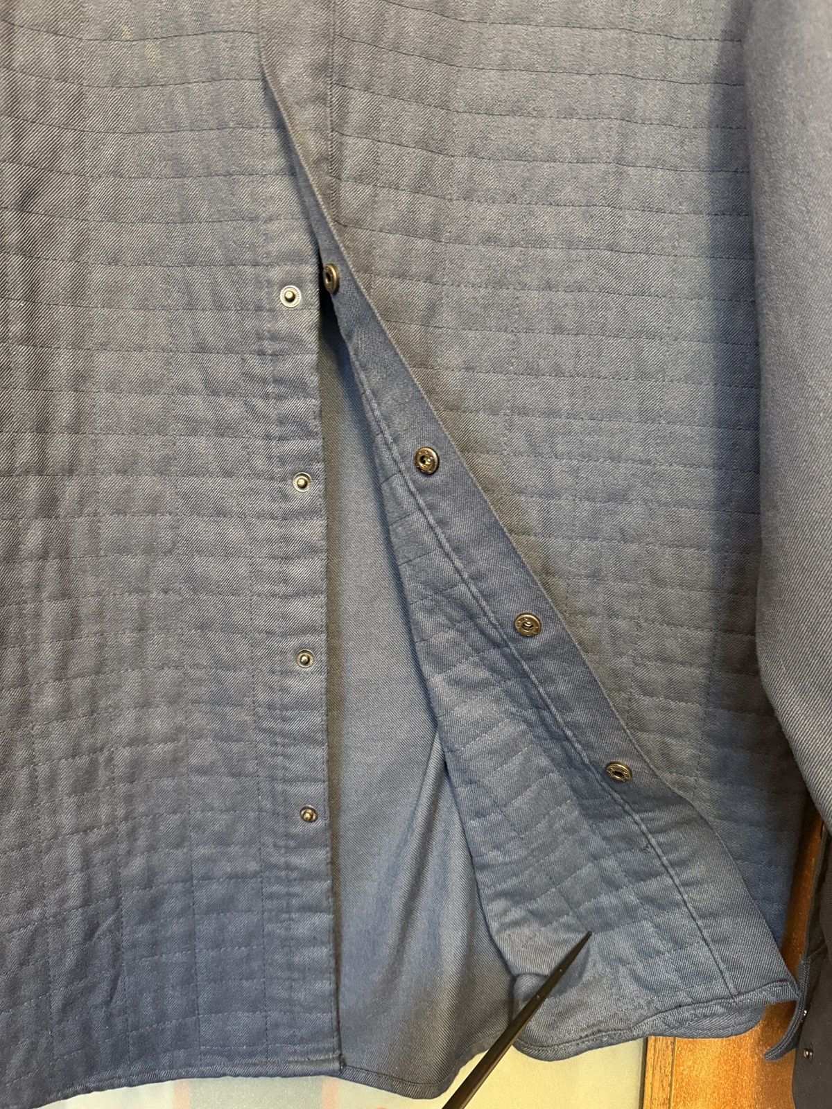 W.R.K. WRK Work Rest Karma Clothing Quilted Snap Down Jacket Size US XL / EU 56 / 4 - 4 Thumbnail