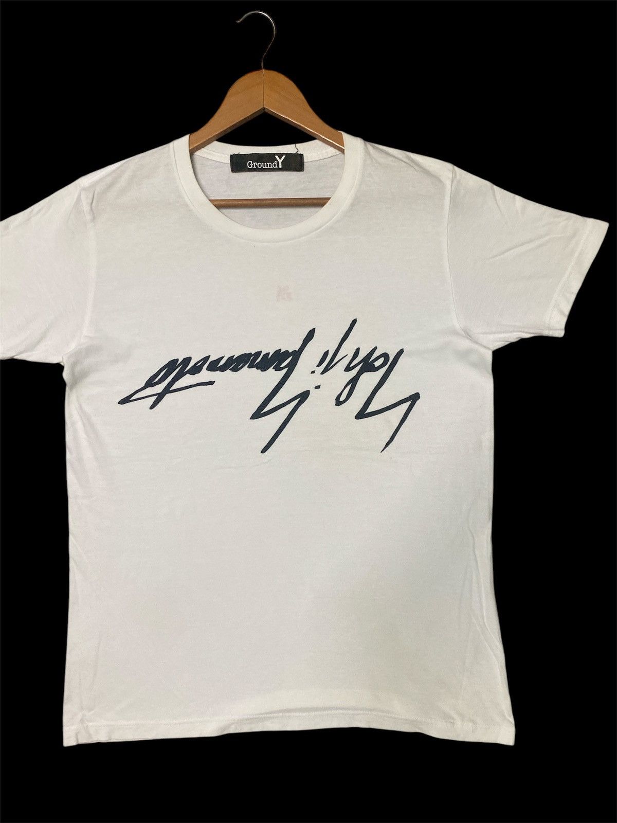 Japanese Brand × Vintage × Yohji Yamamoto ‼️RARE‼️YOHJI YAMAMOTO SPELLOUT VINTAGE SHIRT TEE🔥 Size US M / EU 48-50 / 2 - 2 Thumbnail