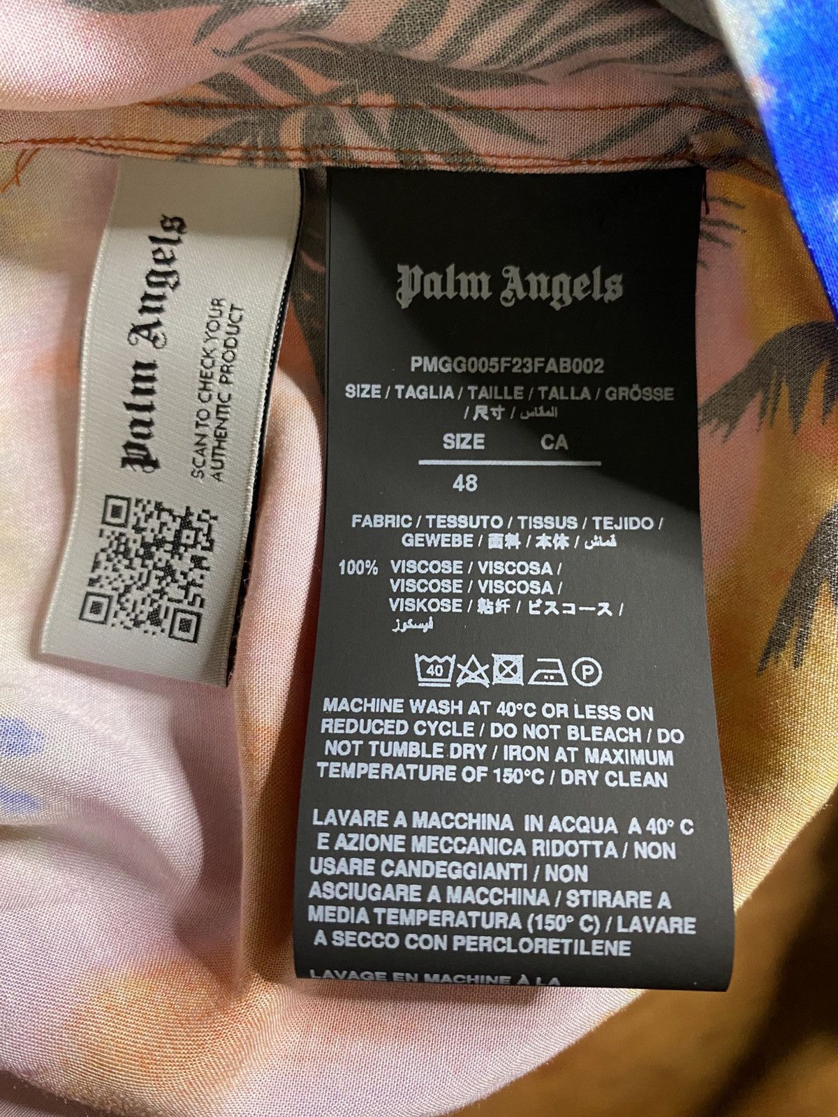 Palm Angels Palm tree-print shirt Size US M / EU 48-50 / 2 - 6 Thumbnail