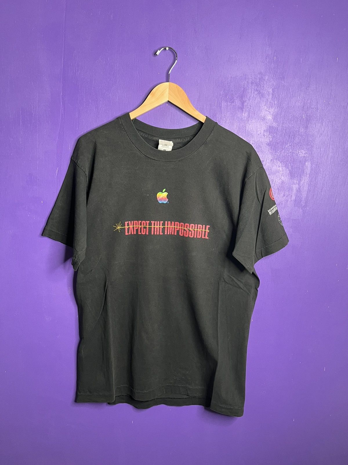 Vintage Vintage 90s Apple Mission impossible promo t-shirt | Grailed