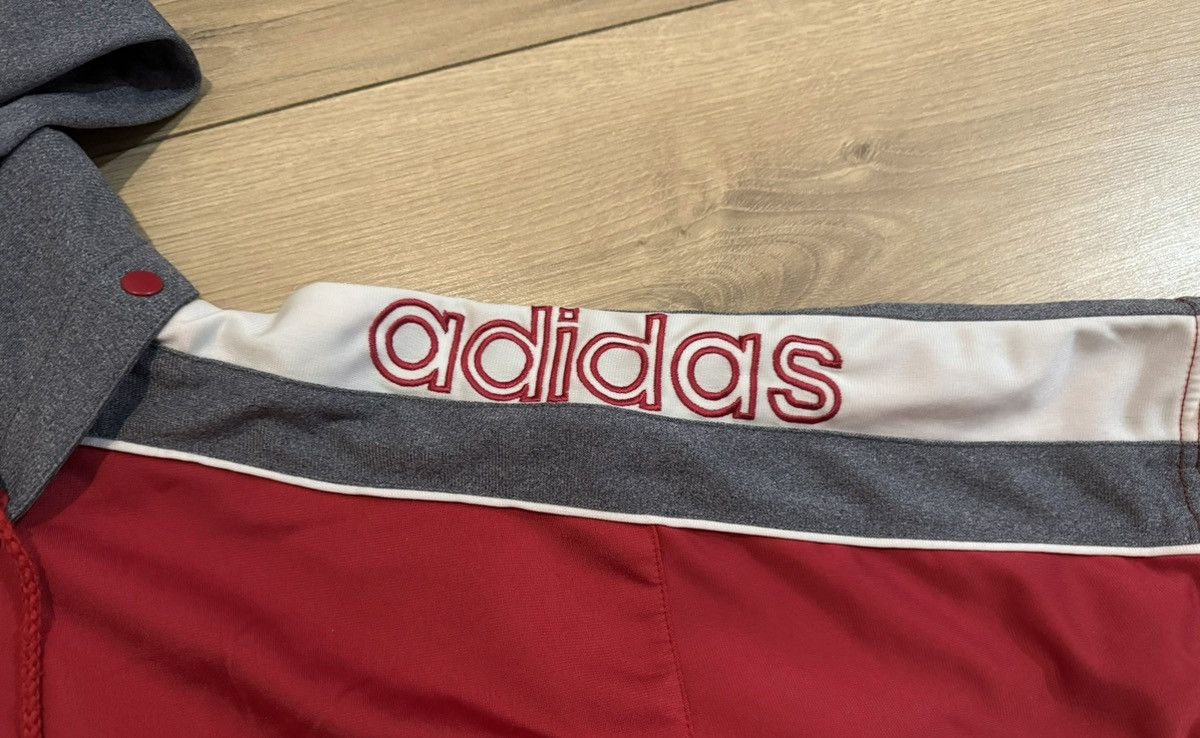 Adidas Vintage Adidas Tracksuit Top with Detachable Hoodie (Small) Size US S / EU 44-46 / 1 - 11 Thumbnail