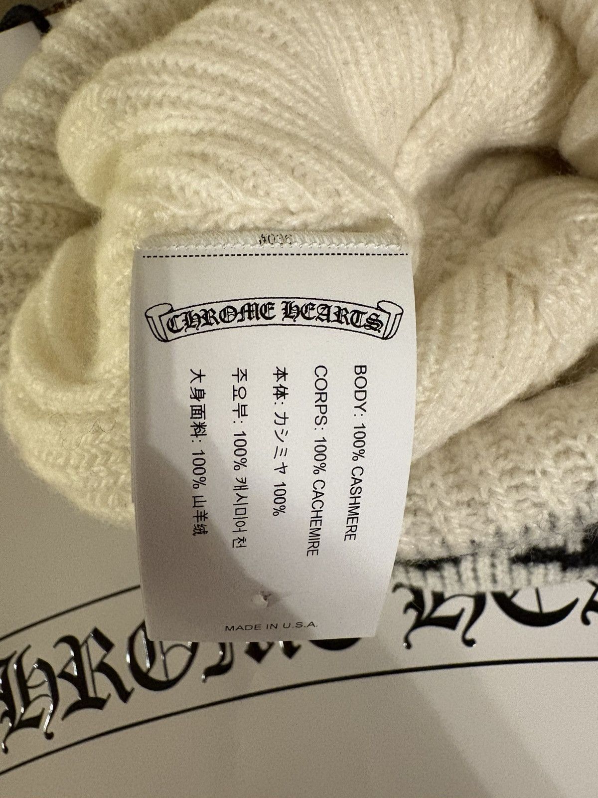 Chrome Hearts Chrome hearts big daddy cashmere beanie Size ONE SIZE - 3 Thumbnail