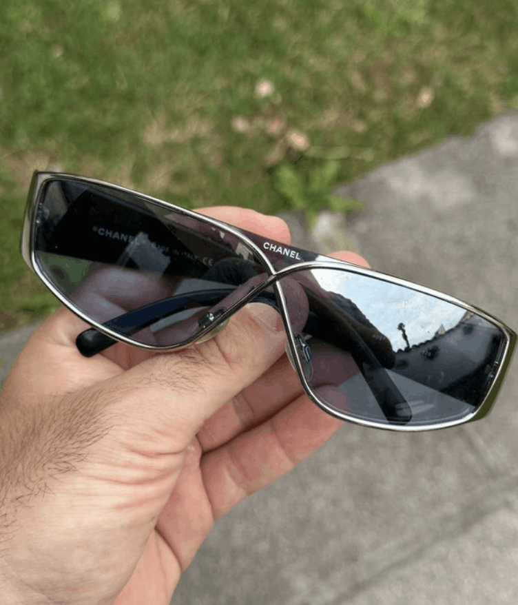 Chanel Сhanel Sunglasses Logo CC Sport Vintage 90s Pop TV EX0255 Size ONE SIZE - 1 Thumbnail