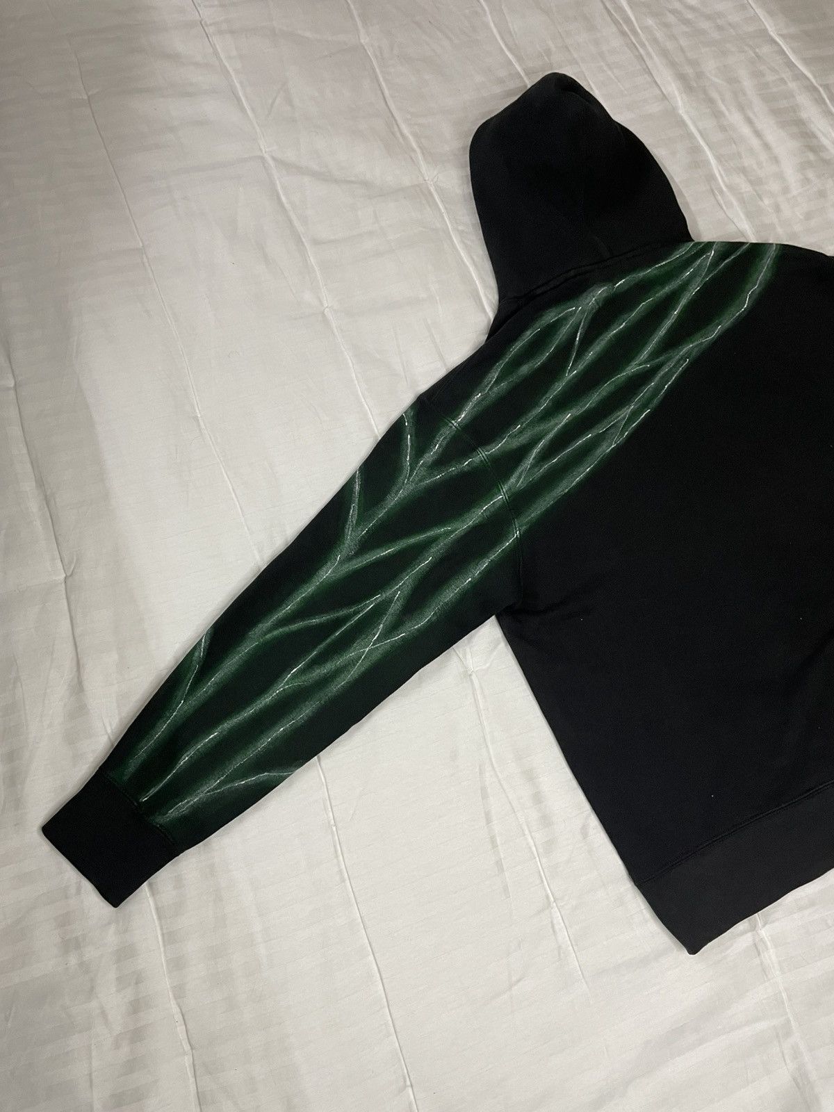 Handmade Custom Hand Made Hand Painted Hoodie With Scull Size US L / EU 52-54 / 3 - 8 Thumbnail