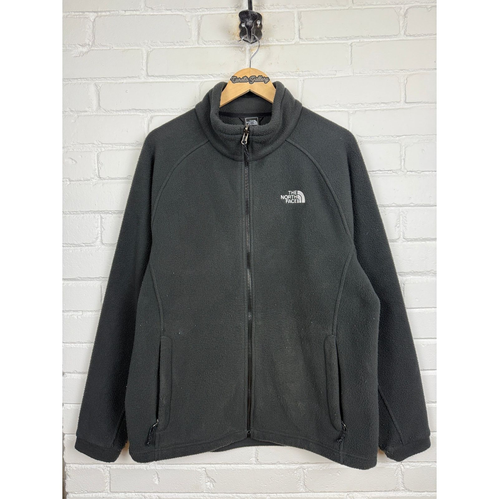 Vintage Vintage The North Face TNF Embroidered Fleece Sweater L Size US L / EU 52-54 / 3 - 1 Thumbnail