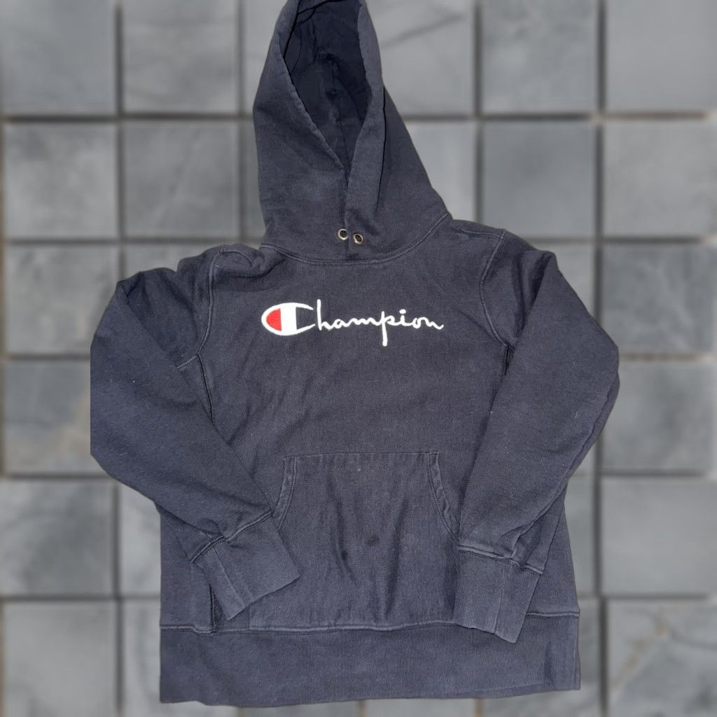 Champion Champion Hoodie Black Small Mens S Heavyweight Reverse Weave Pullover Classic Sports 20x24 Size US S / EU 44-46 / 1 - 1 Thumbnail