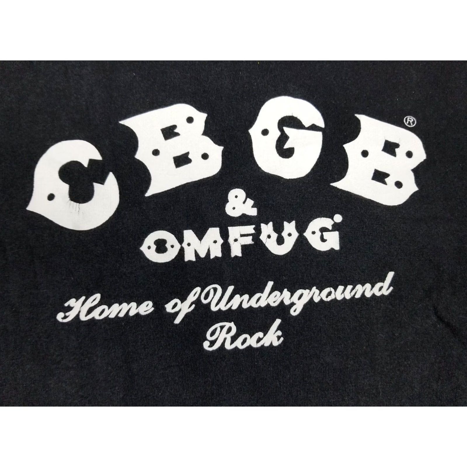 Vintage VINTAGE CBGB T-SHIRT OMFUG UNDEGROUND PUNK ROCK MEN L BLACK 90s T-SHIRT SZ LARGE Size US L / EU 52-54 / 3 - 2 Thumbnail