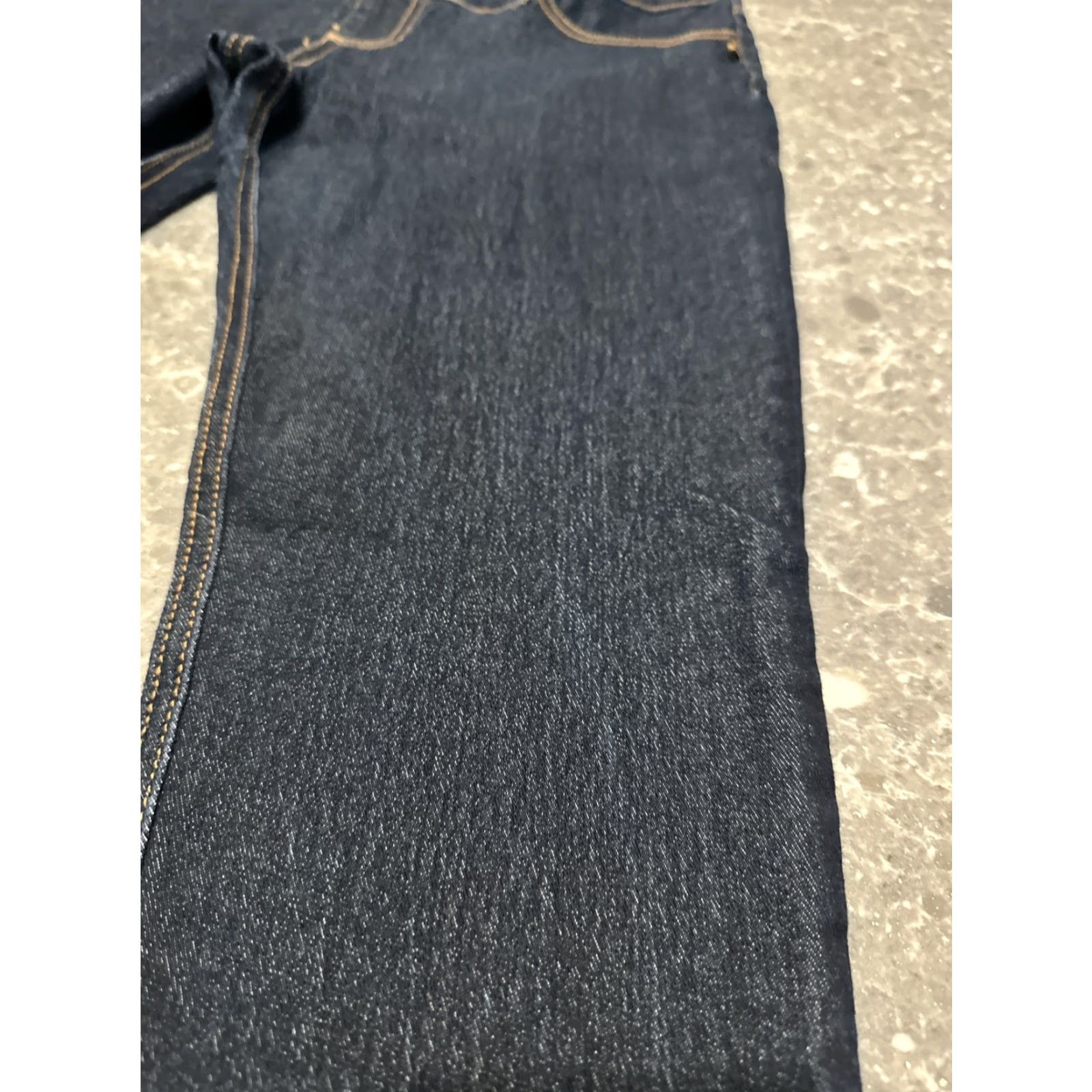 Trippen Tripp NYC Jeans Skinny Dark Wash JN2972 38x31 Size 15 Women Denim Logo Embroidered T Tag Vintage No Size 36" / US 14 / IT 50 - 4 Thumbnail