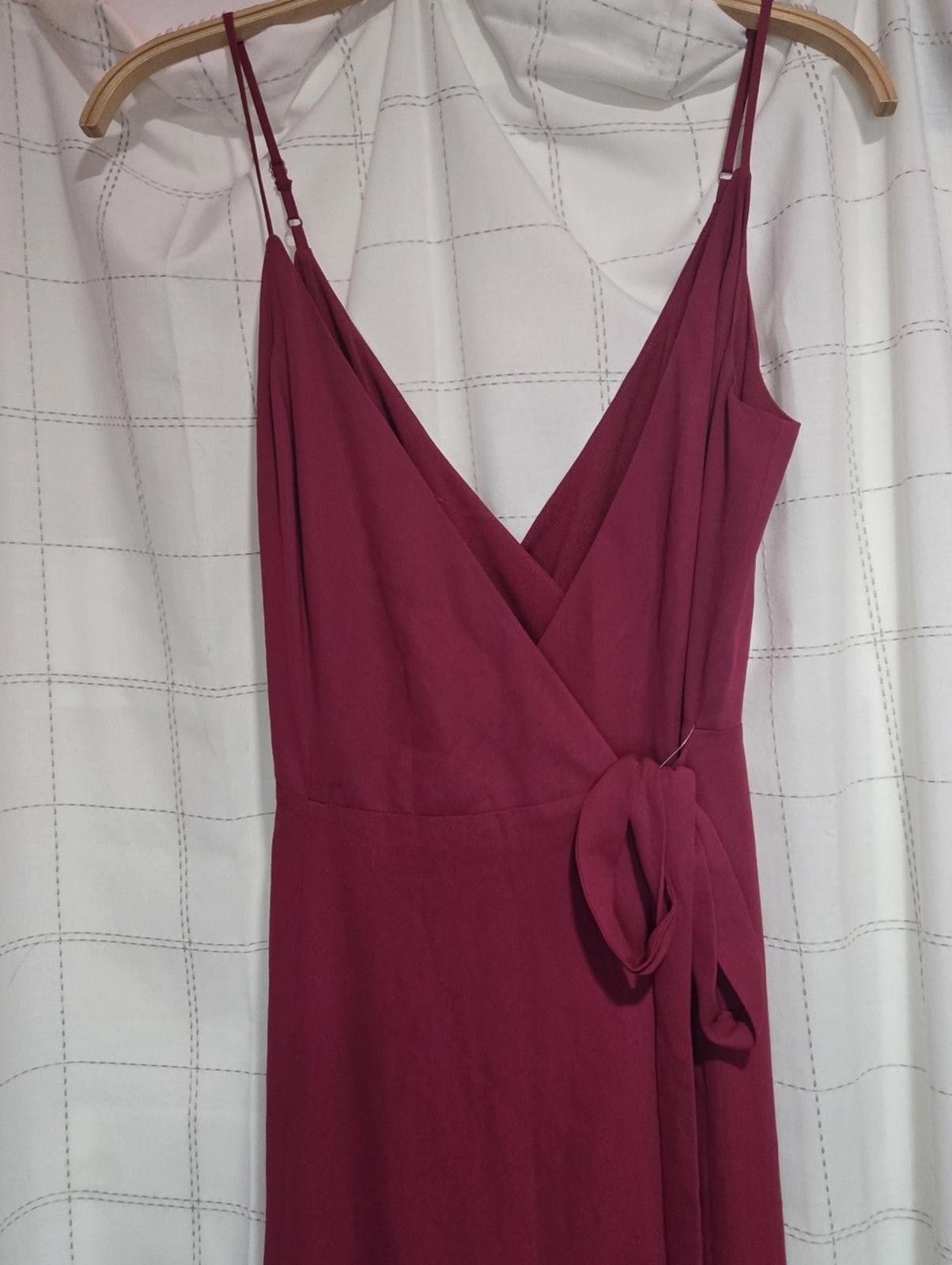 Lil Wayne Wayf The Angelina Sleeveless Wrap Gown Size XS / US 0-2 / IT 36-38 - 6 Thumbnail