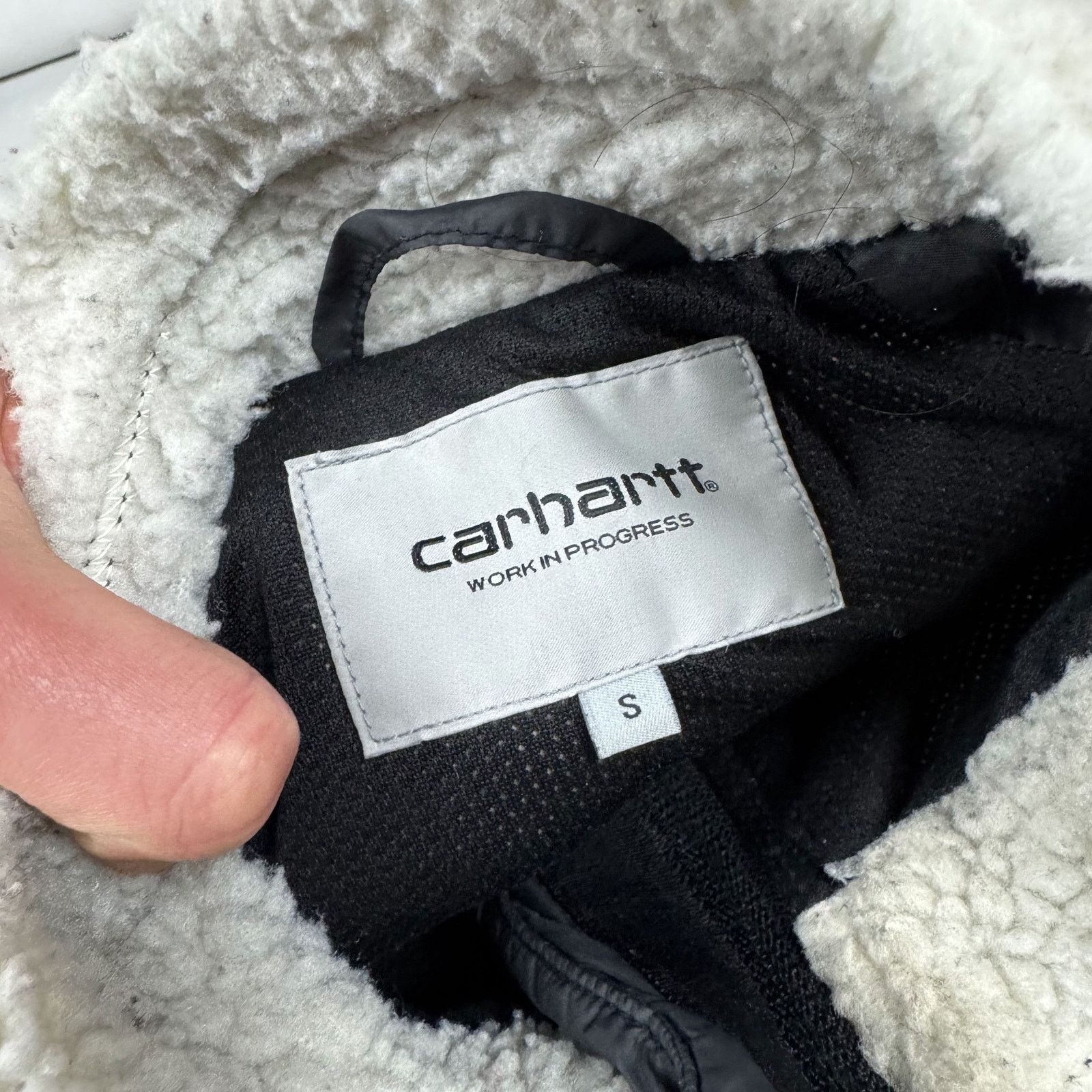 Carhartt Carhartt WIP Mens White Long Sleeve Full Zip Fleece Jacket S Size US S / EU 44-46 / 1 - 6 Thumbnail