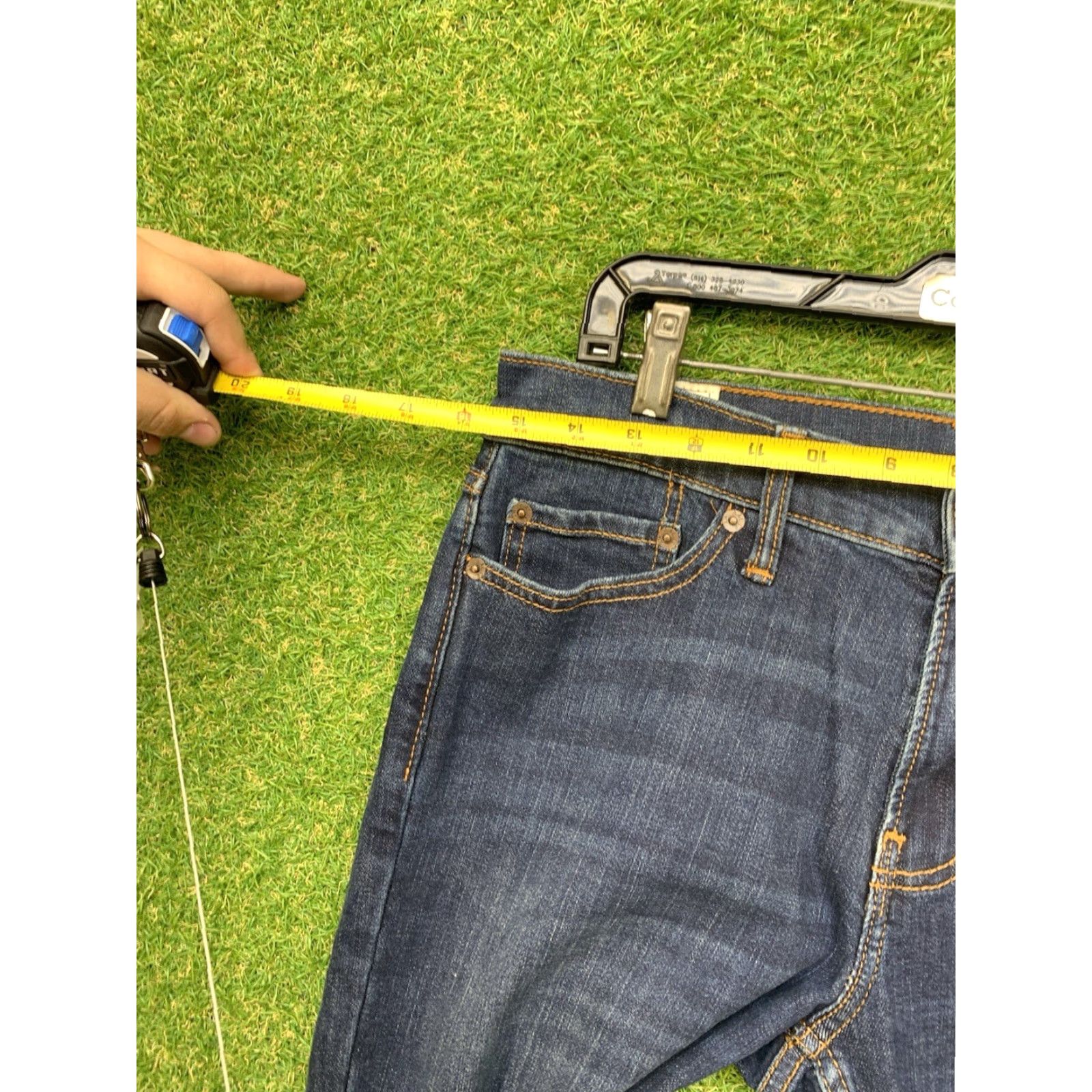 Abercrombie & Fitch VINTAGE Abercrombie & Fitch Jeans Distressed Straight 30x32 Y2K Blue Mens Size US 30 / EU 46 - 6 Thumbnail