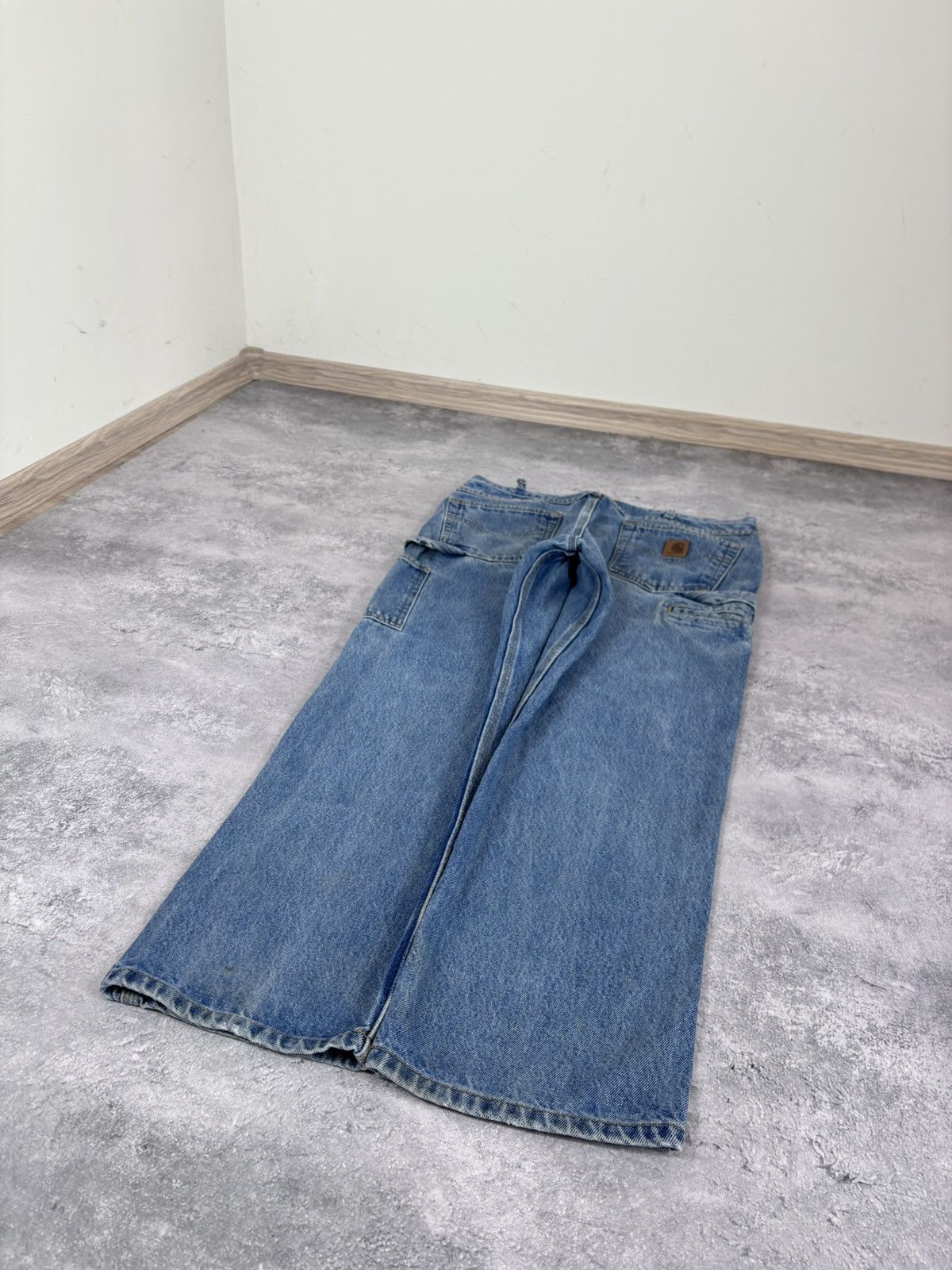 Carhartt Carhartt Men’s Denim Jeans B171 DST Relaxed Fit Distressed Size US 36 / EU 52 - 3 Thumbnail