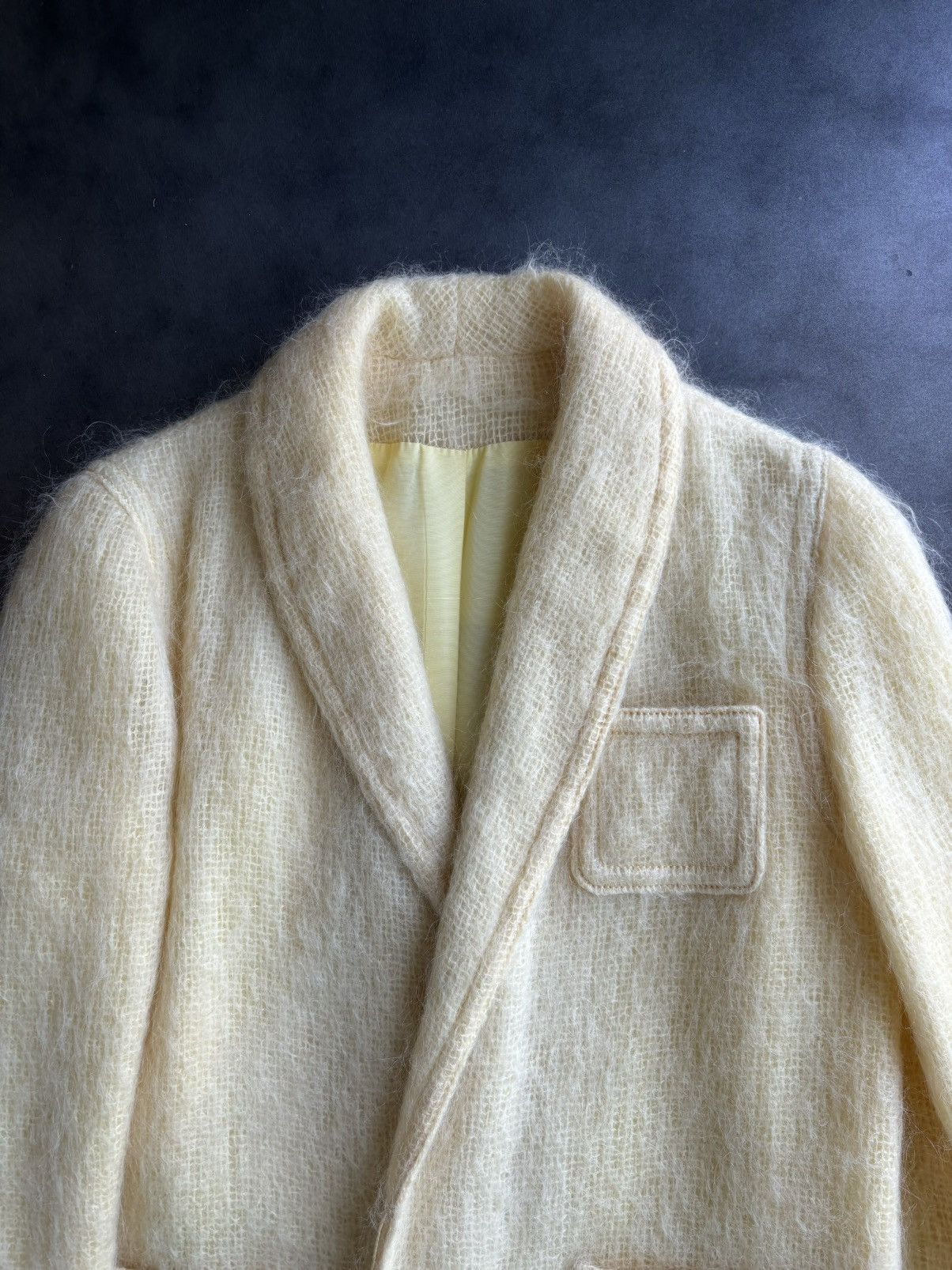 Vintage Vintage Mohair Jacket Blazer Bardolino England Loose Knit Size S / US 4 / IT 40 - 4 Thumbnail