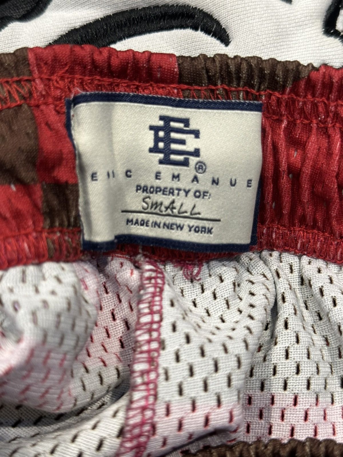 Eric Emanuel Eric Emmanuel Red Chocolate Wavy Flag small Size US 30 / EU 46 - 2 Thumbnail