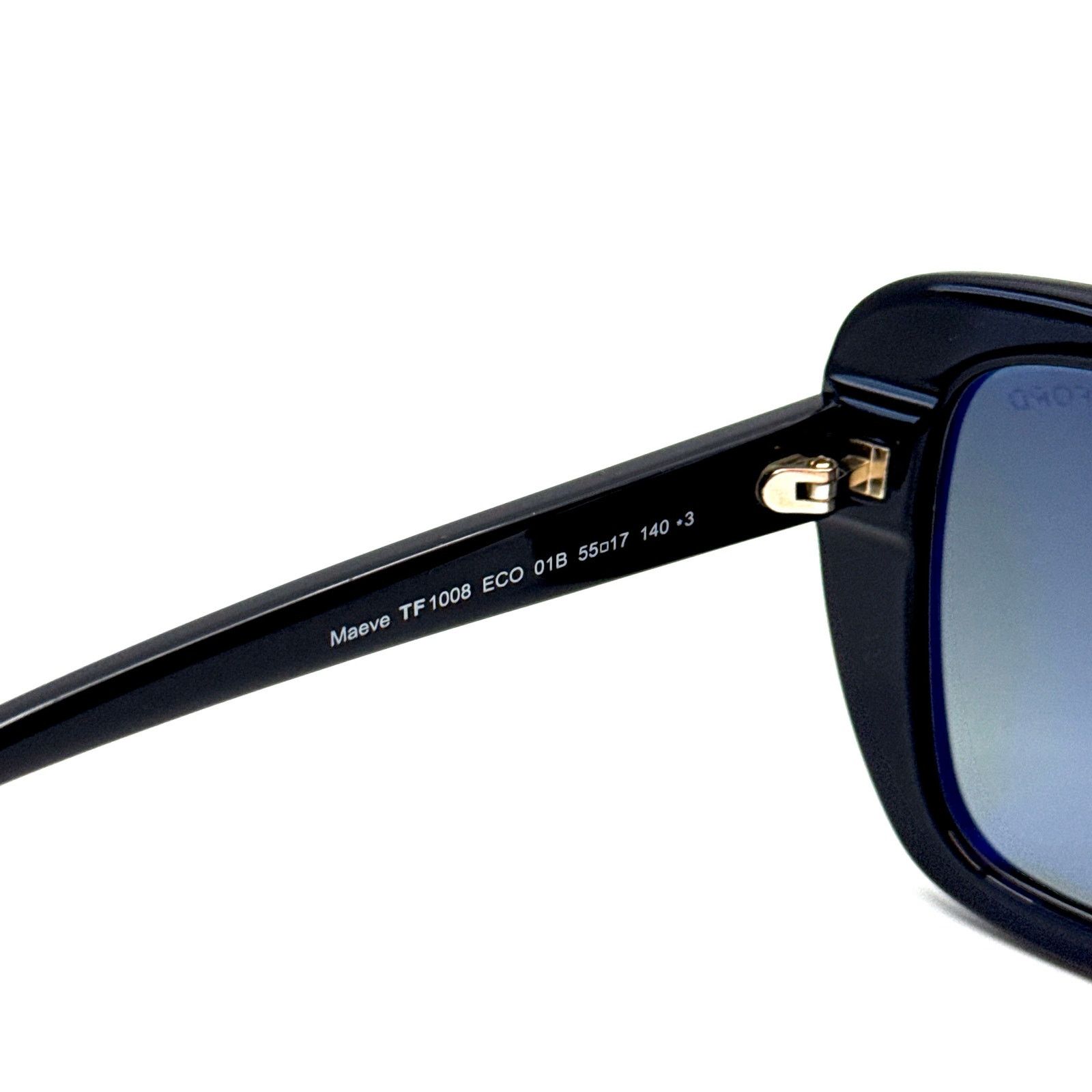 Tom Ford New, TOM FORD Maeve Sunglasses TF1008 01B Authentic Size ONE SIZE - 9 Thumbnail